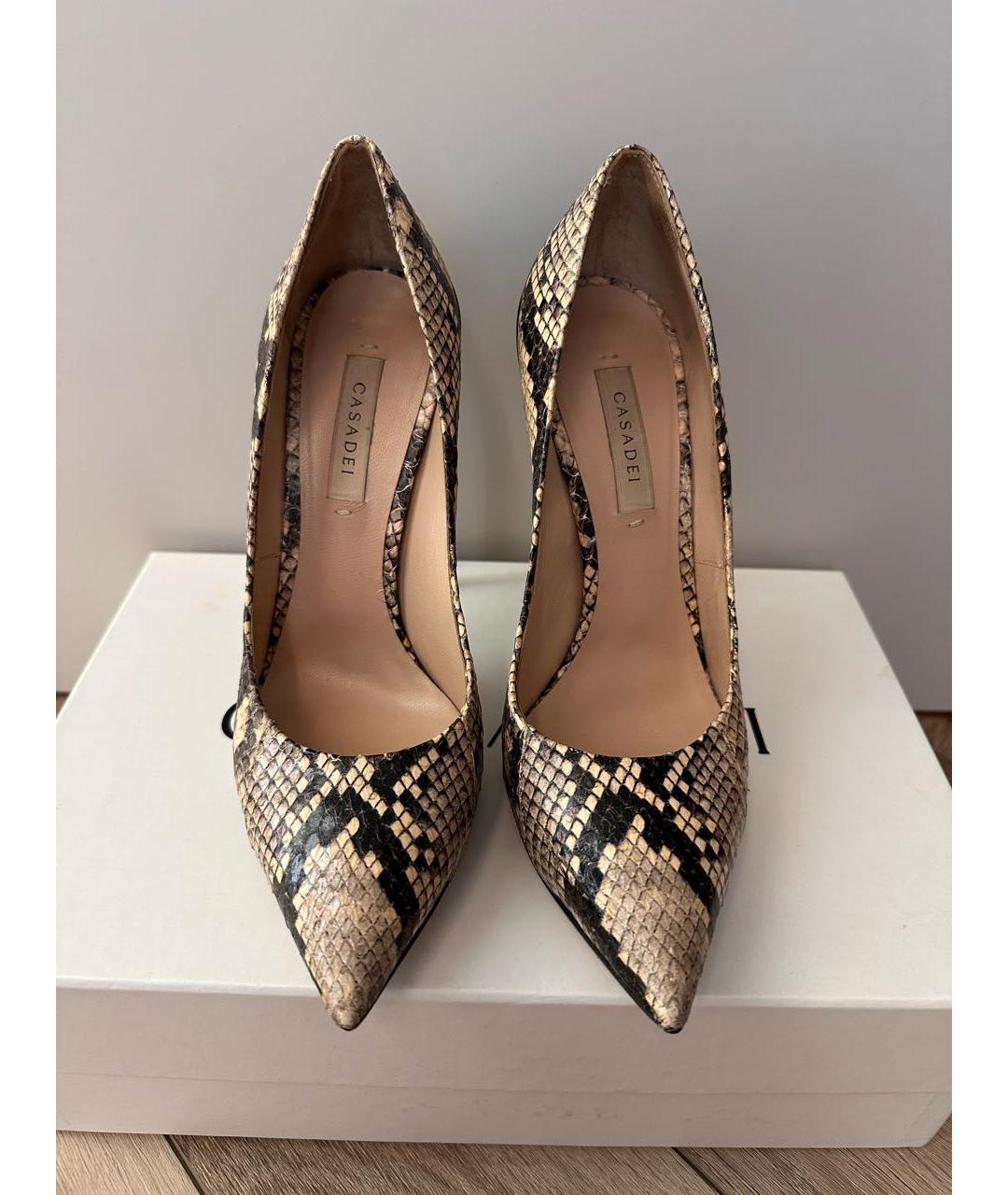 CASADEI Мульти кожаные туфли, фото 2