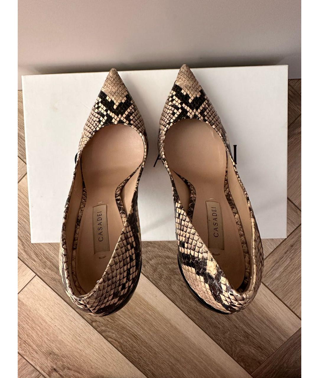 CASADEI Мульти кожаные туфли, фото 3