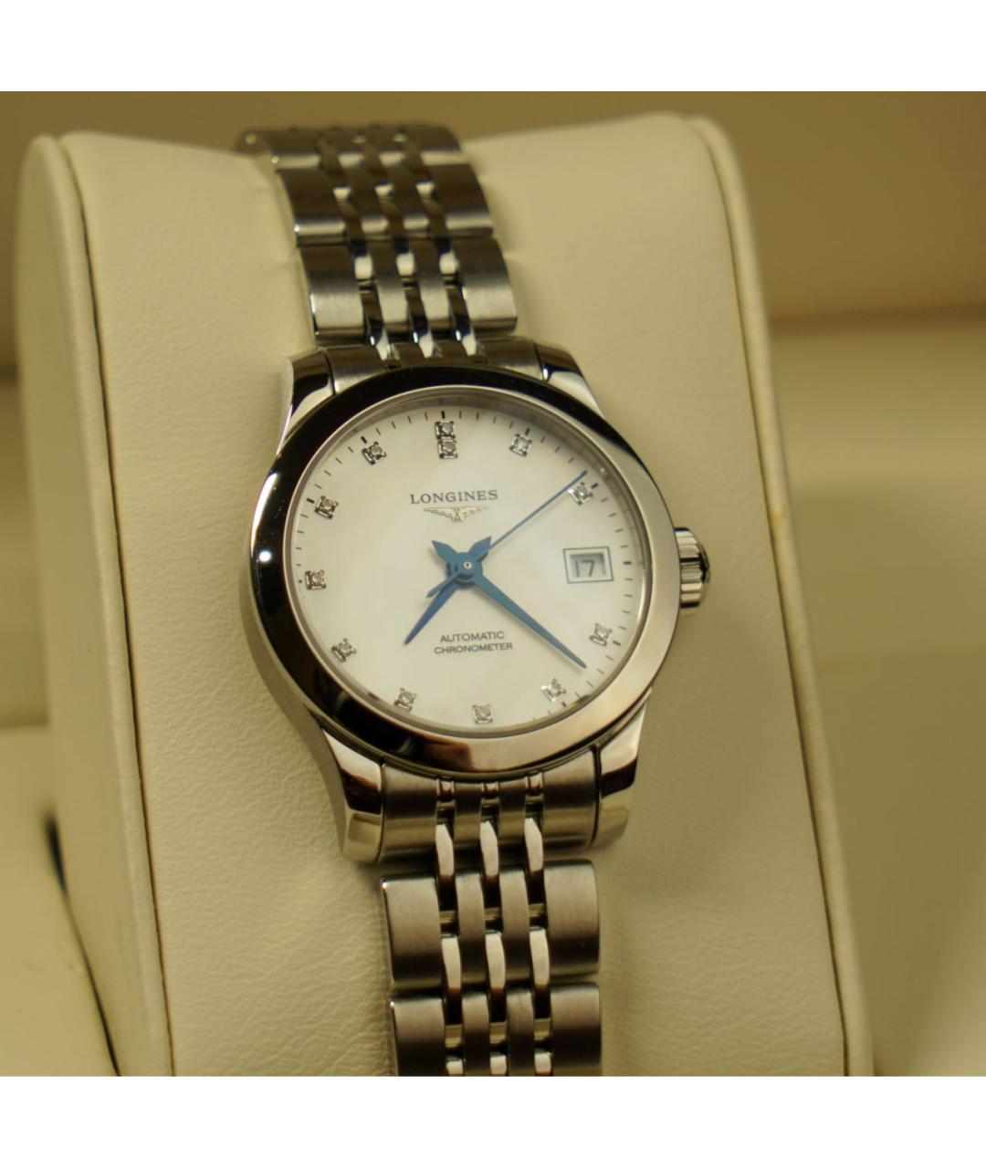 LONGINES Серебряные металлические часы, фото 3