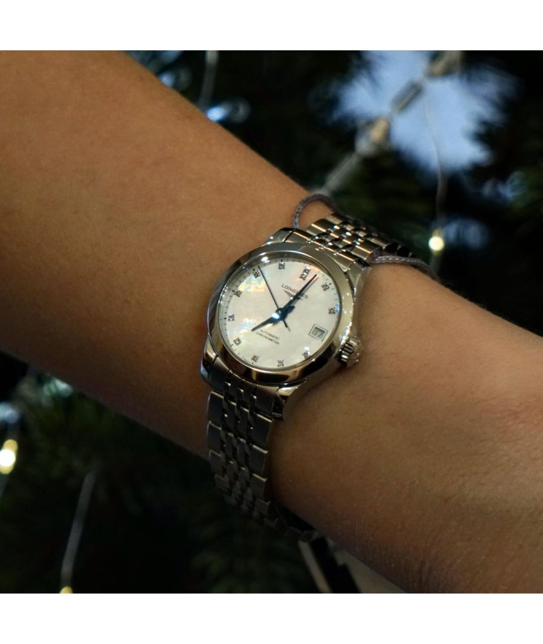 LONGINES Серебряные металлические часы, фото 7