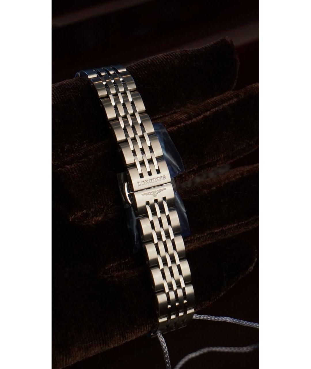 LONGINES Серебряные металлические часы, фото 4