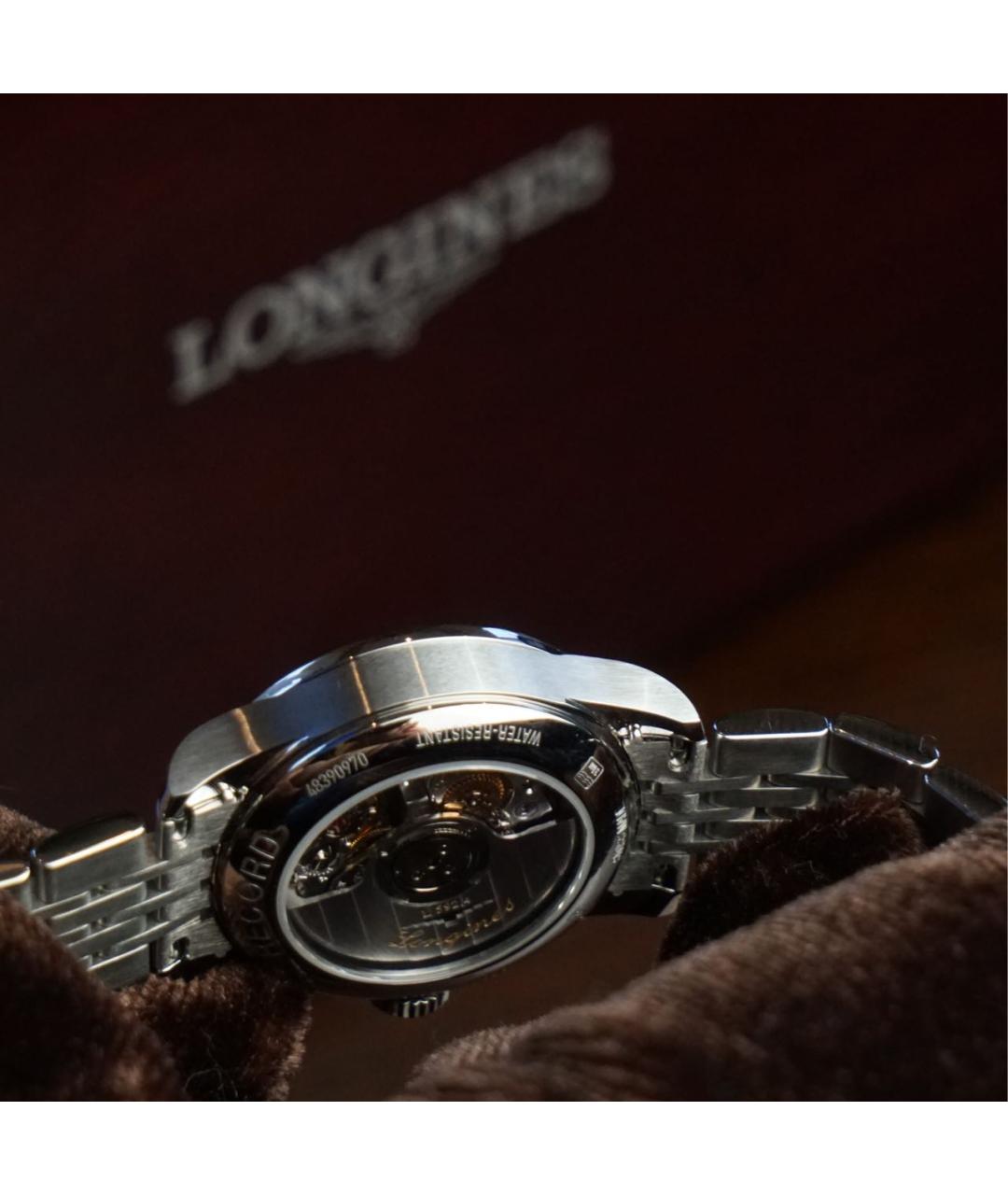 LONGINES Серебряные металлические часы, фото 6