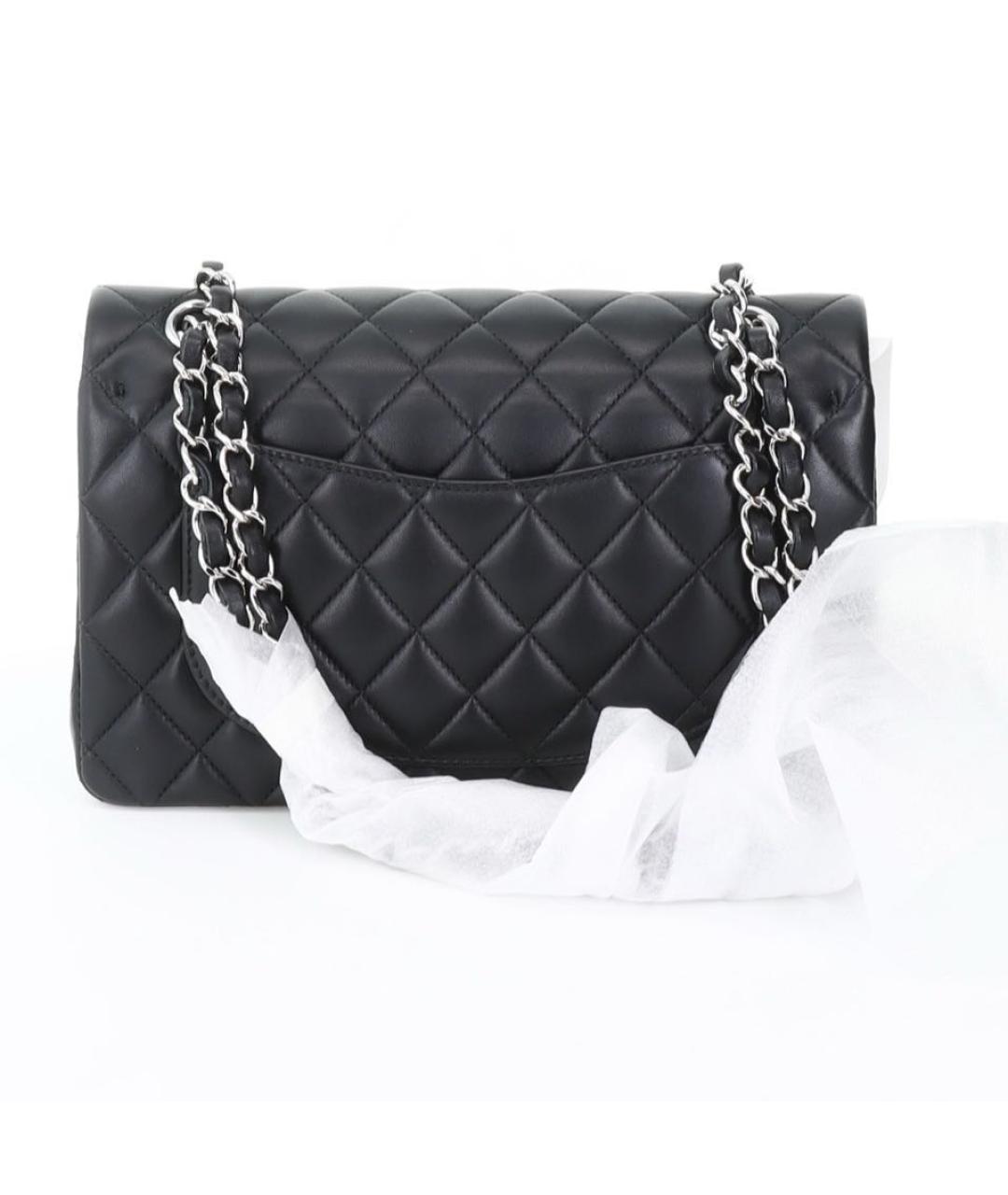 CHANEL Черная кожаная сумка через плечо, фото 2