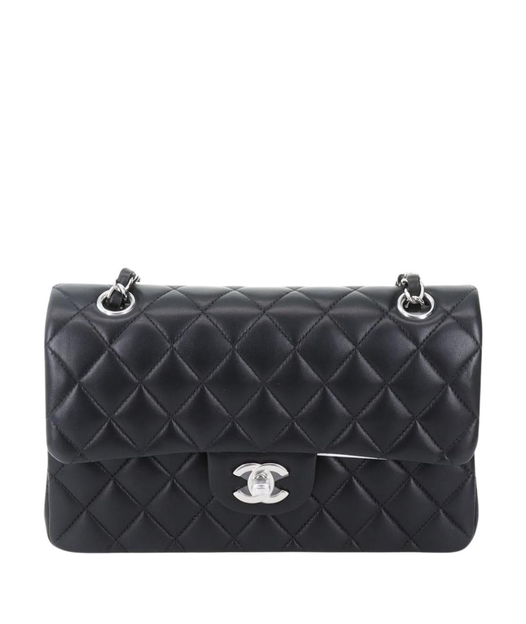 CHANEL Черная кожаная сумка через плечо, фото 1