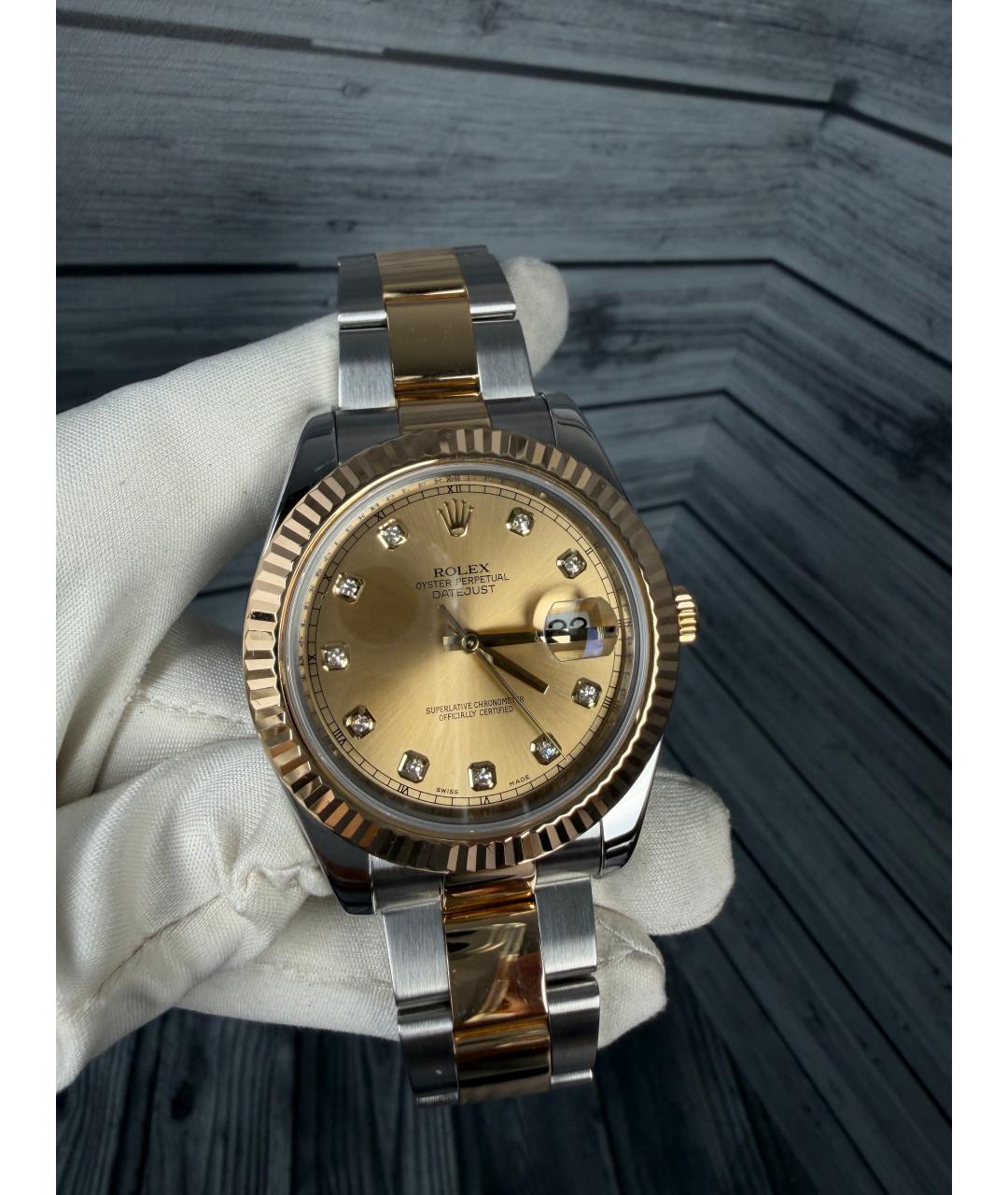 ROLEX Золотые часы из желтого золота, фото 4