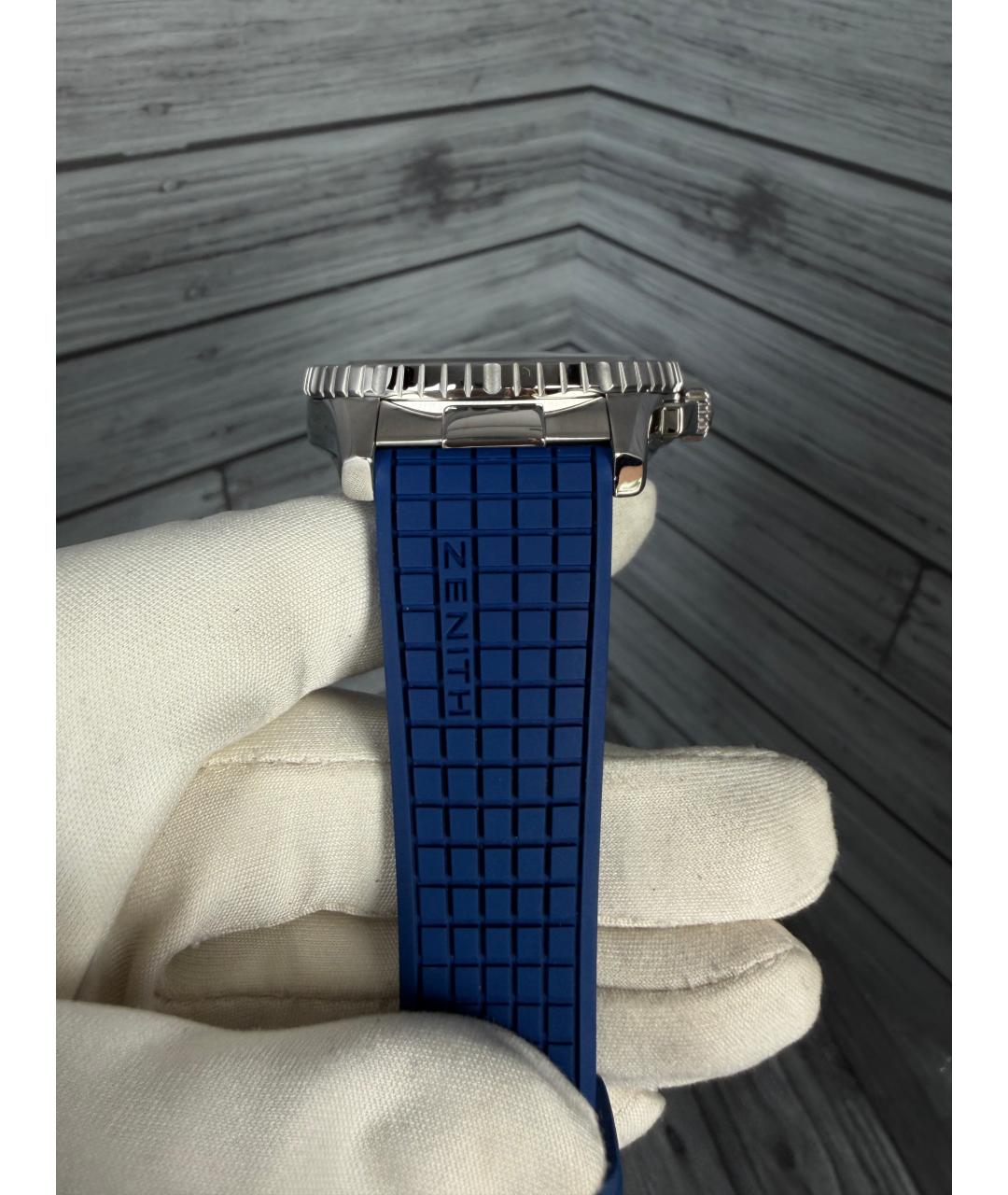 ZENITH Темно-синие часы, фото 7