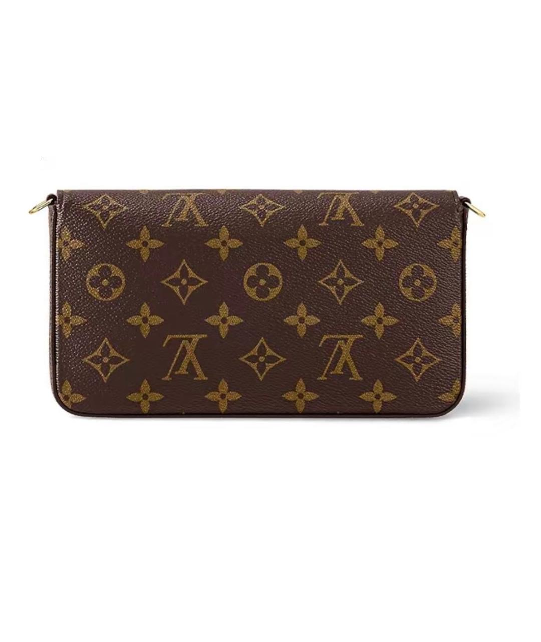 LOUIS VUITTON Коричневая сумка через плечо, фото 2