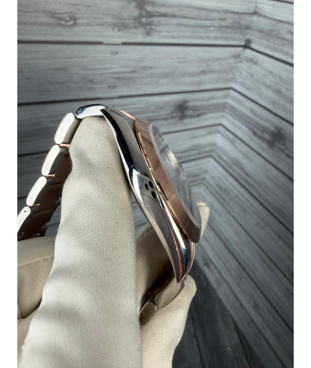 ROLEX Серые часы из розового золота, фото 5