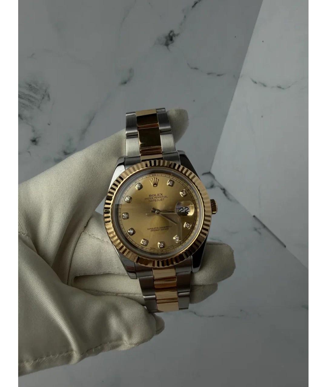 ROLEX Золотые часы из желтого золота, фото 2