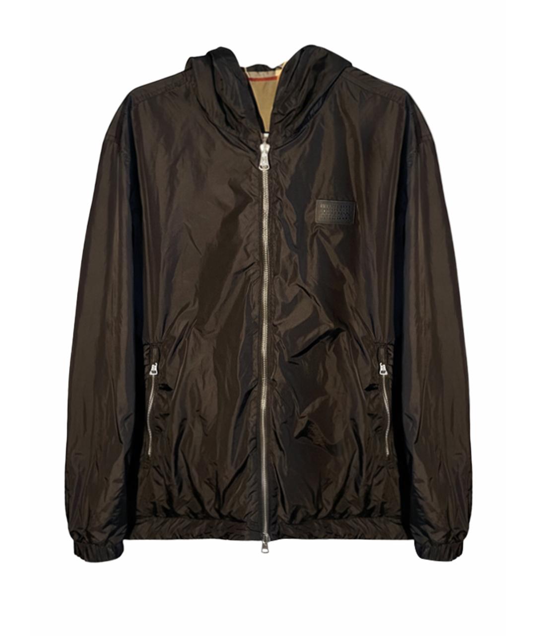 BURBERRY Черная синтетическая куртка, фото 1