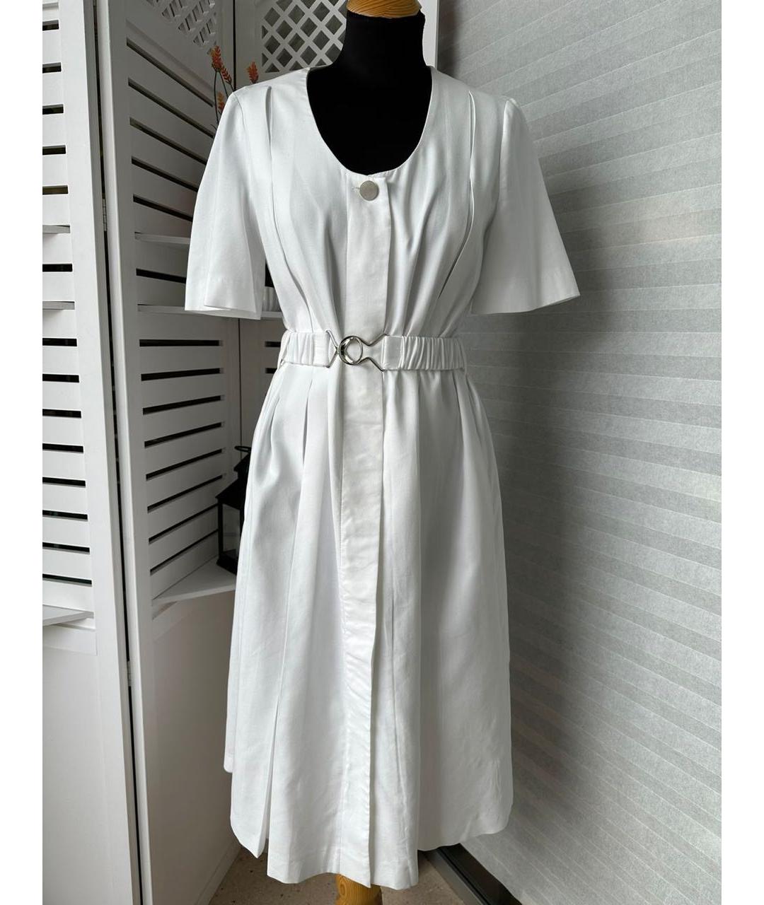 12 STOREEZ Белое хлопковое повседневное платье, фото 2