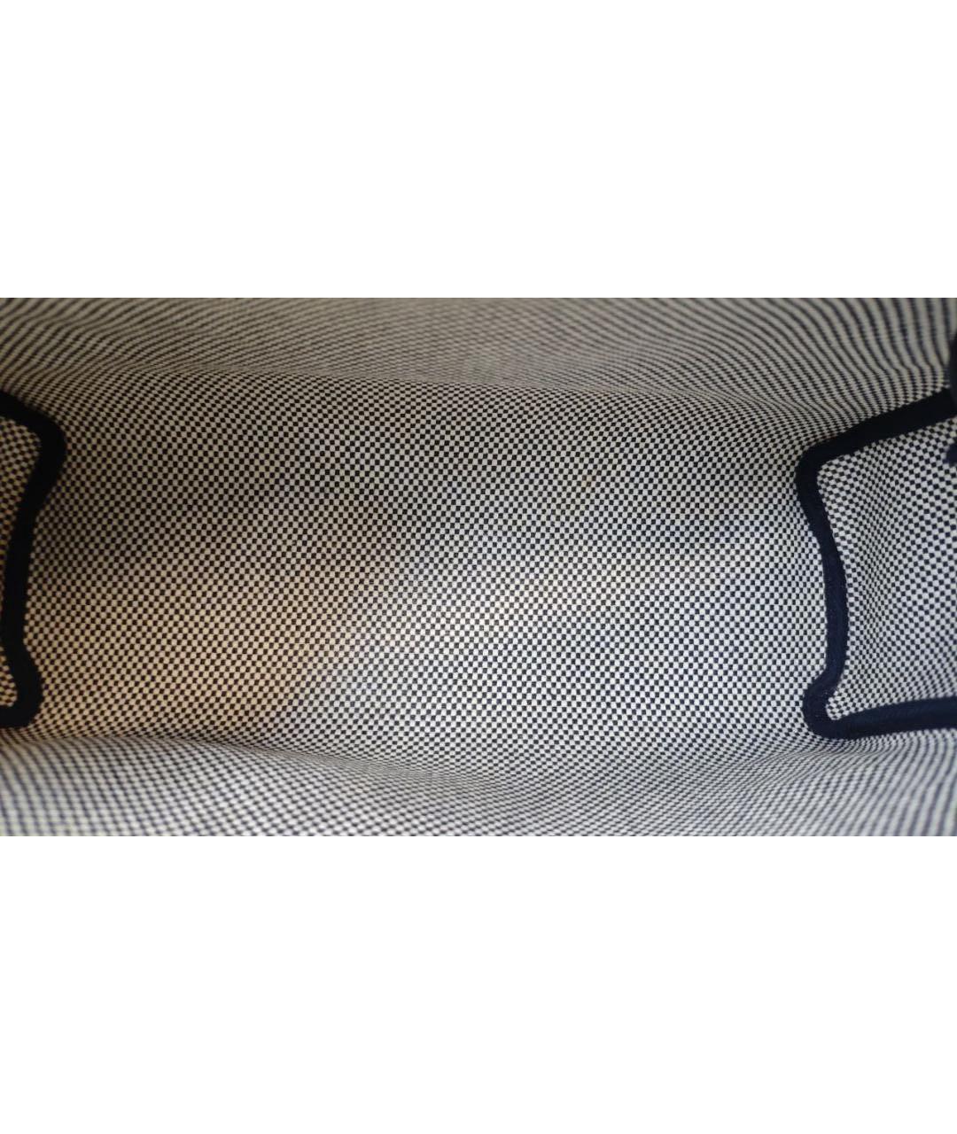 HERMES Черная тканевая сумка через плечо, фото 6