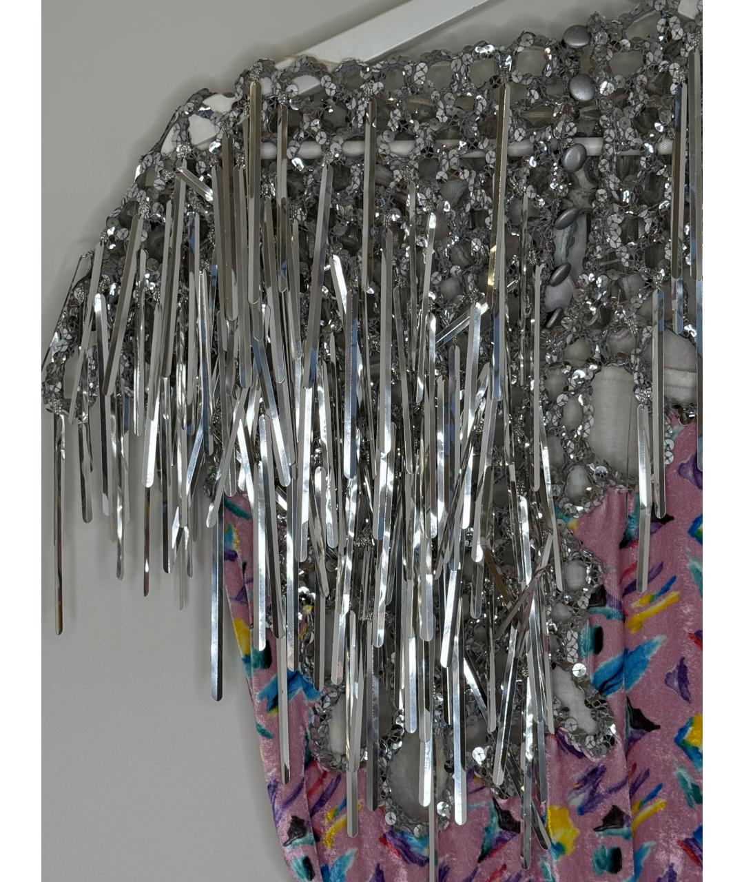 LOUIS VUITTON Мульти полиамидовое коктейльное платье, фото 4