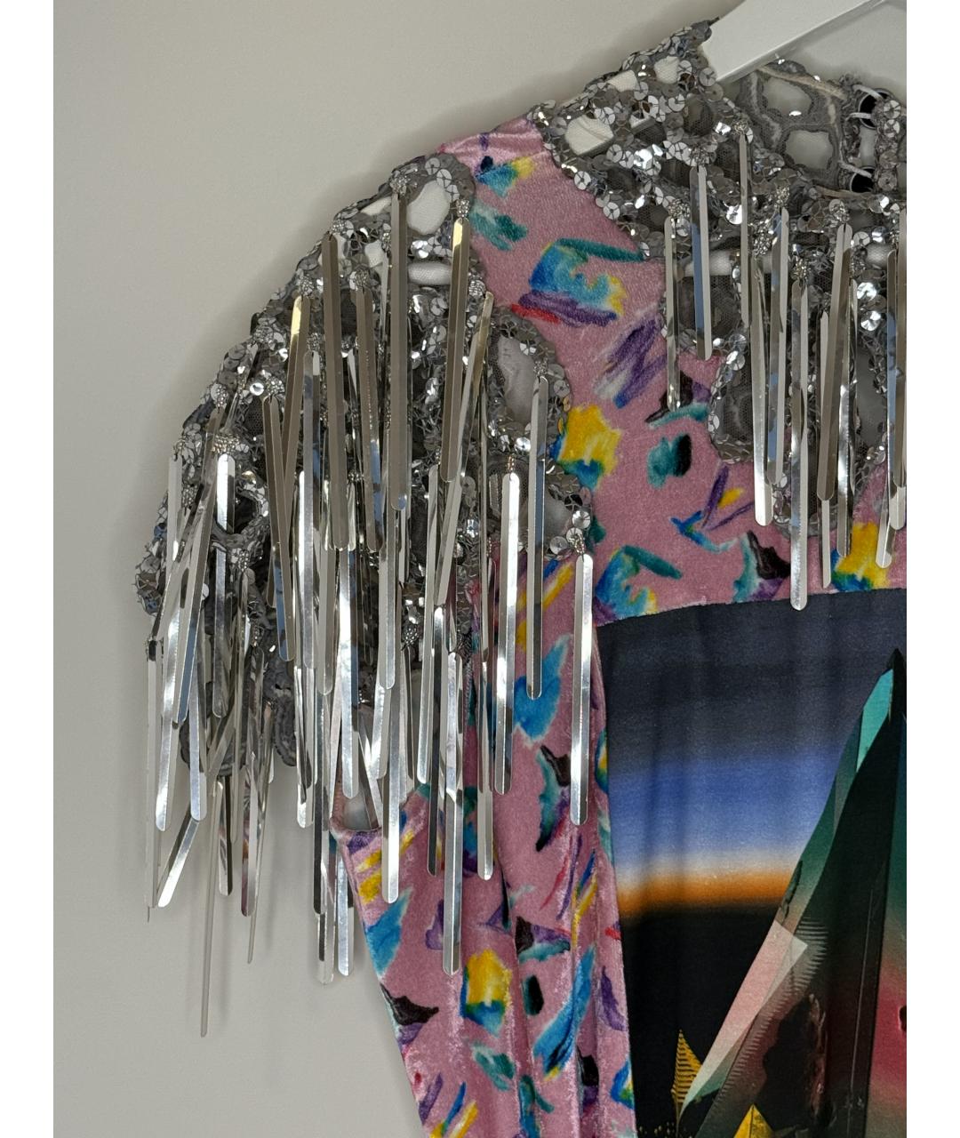 LOUIS VUITTON Мульти полиамидовое коктейльное платье, фото 3