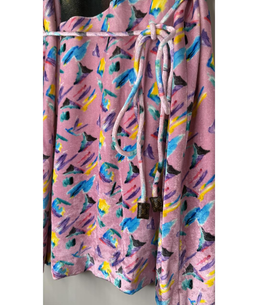 LOUIS VUITTON Мульти полиамидовое коктейльное платье, фото 6