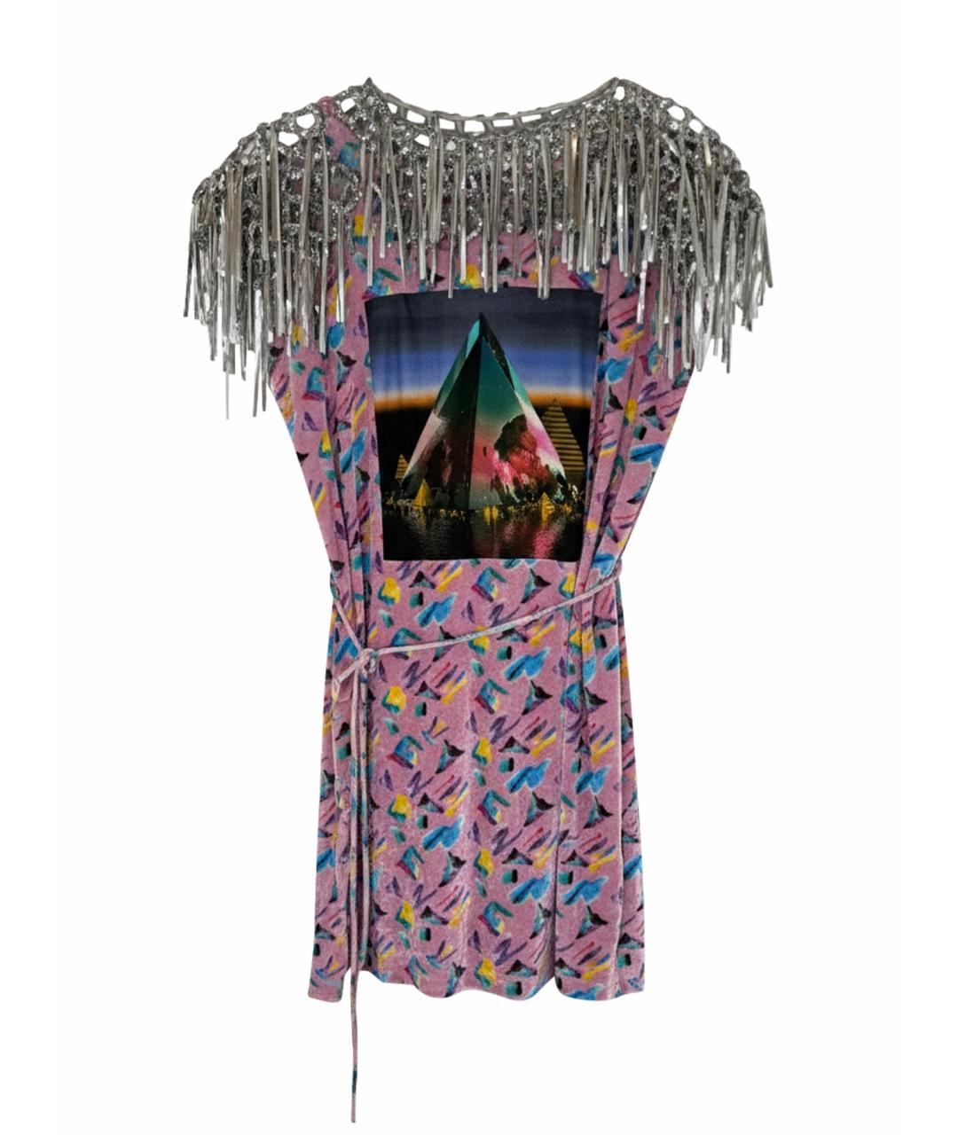 LOUIS VUITTON Мульти полиамидовое коктейльное платье, фото 1