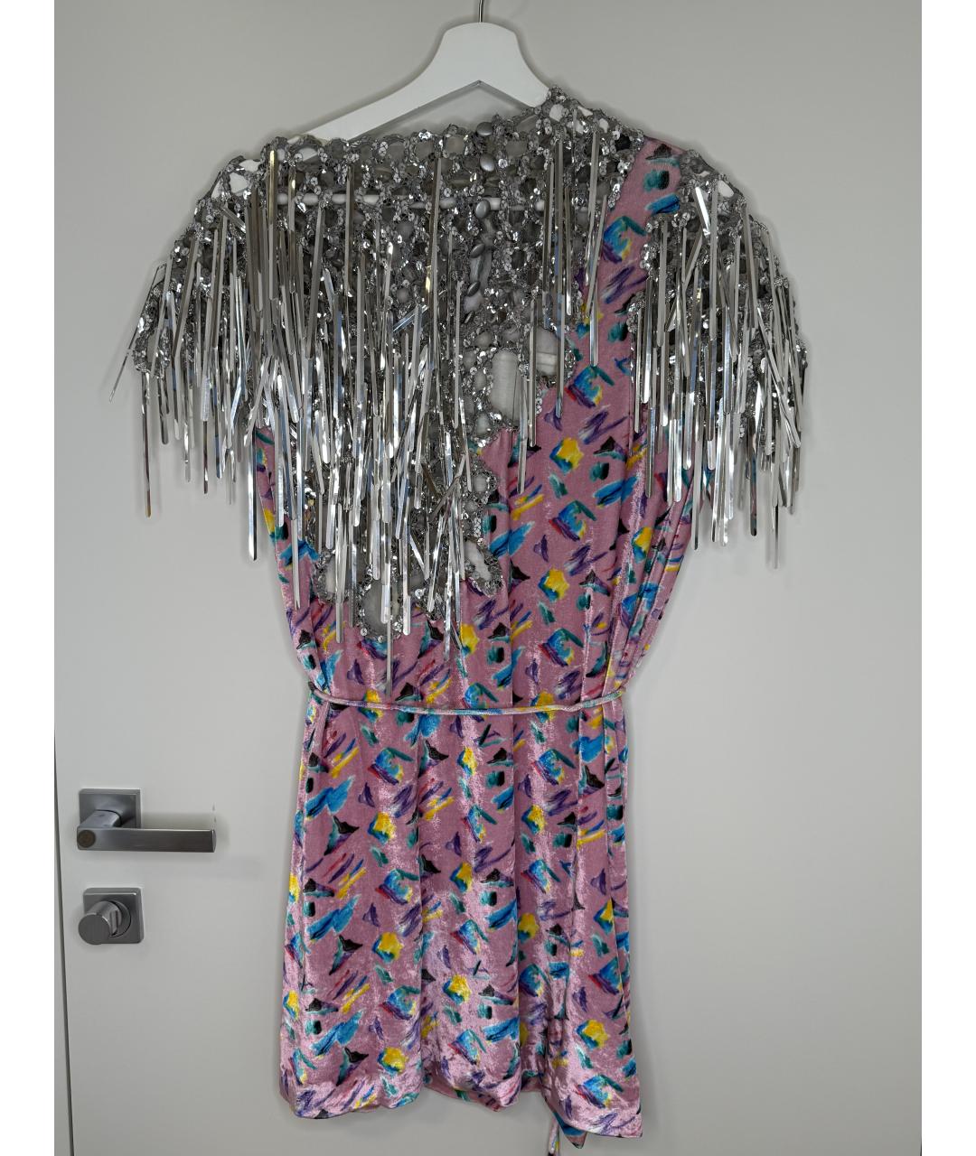 LOUIS VUITTON Мульти полиамидовое коктейльное платье, фото 2