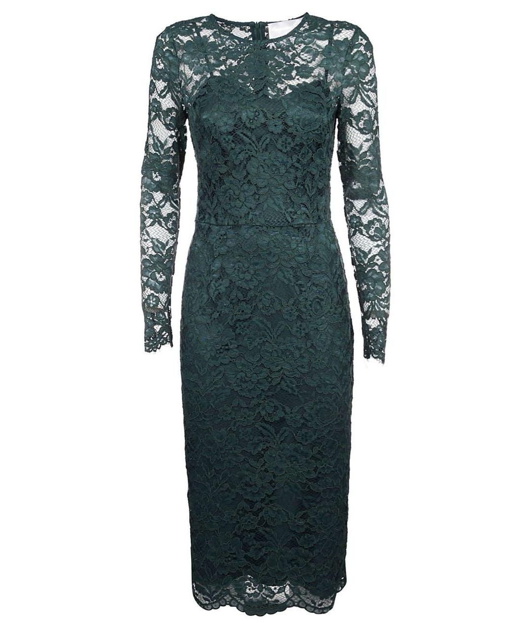 ELISABETTA FRANCHI Зеленые полиамидовое платье, фото 1