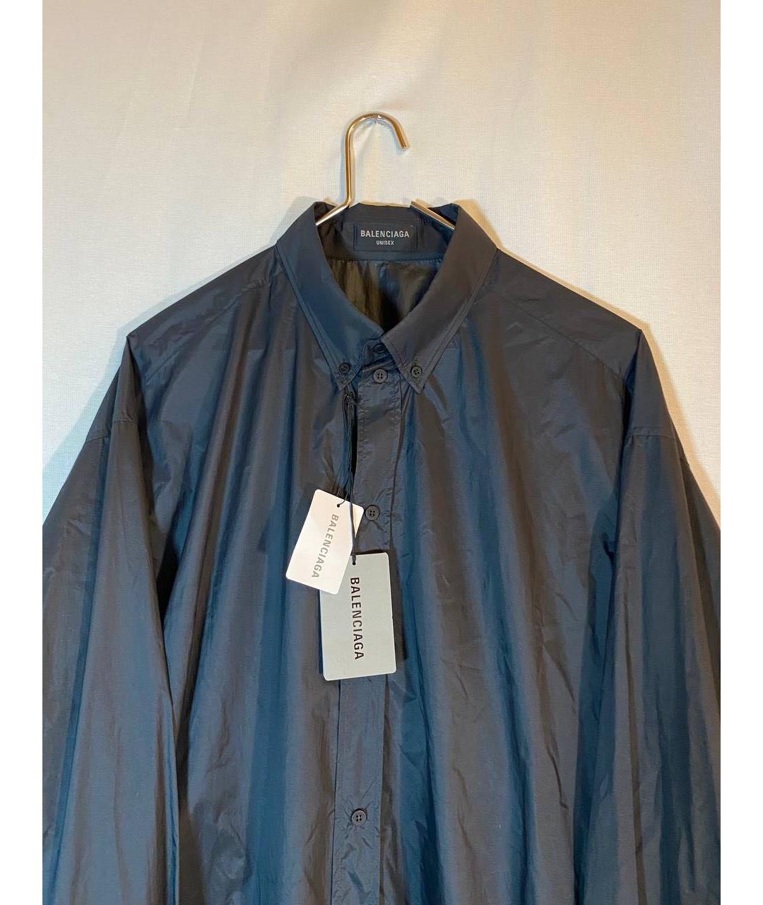 BALENCIAGA Черная полиэстеровая куртка, фото 3