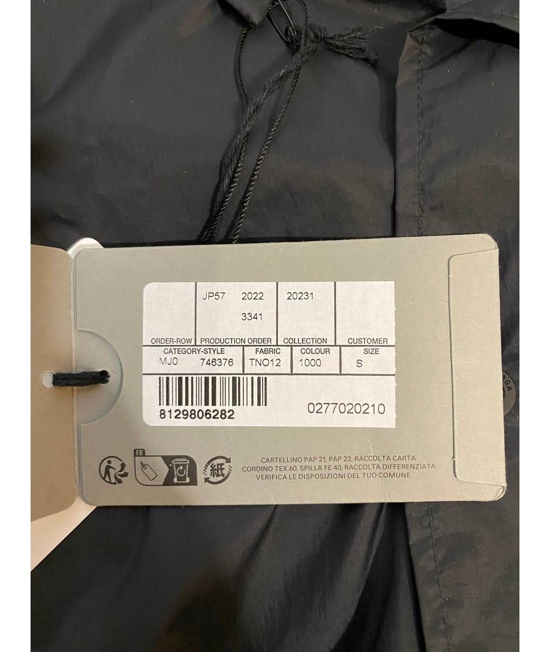 BALENCIAGA Черная полиэстеровая куртка, фото 7