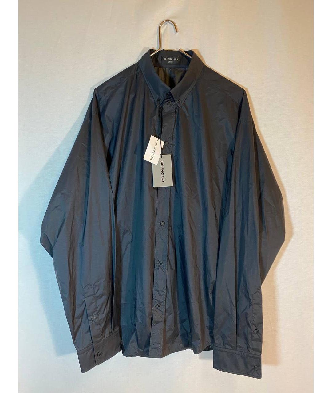 BALENCIAGA Черная полиэстеровая куртка, фото 8