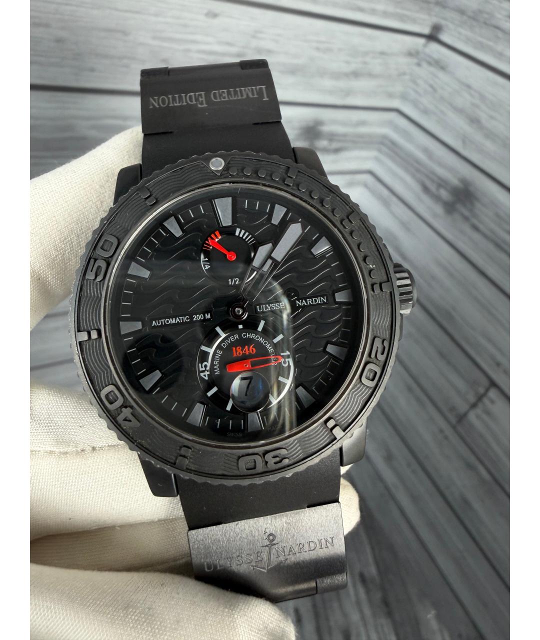 Ulysse Nardin Черные часы, фото 3