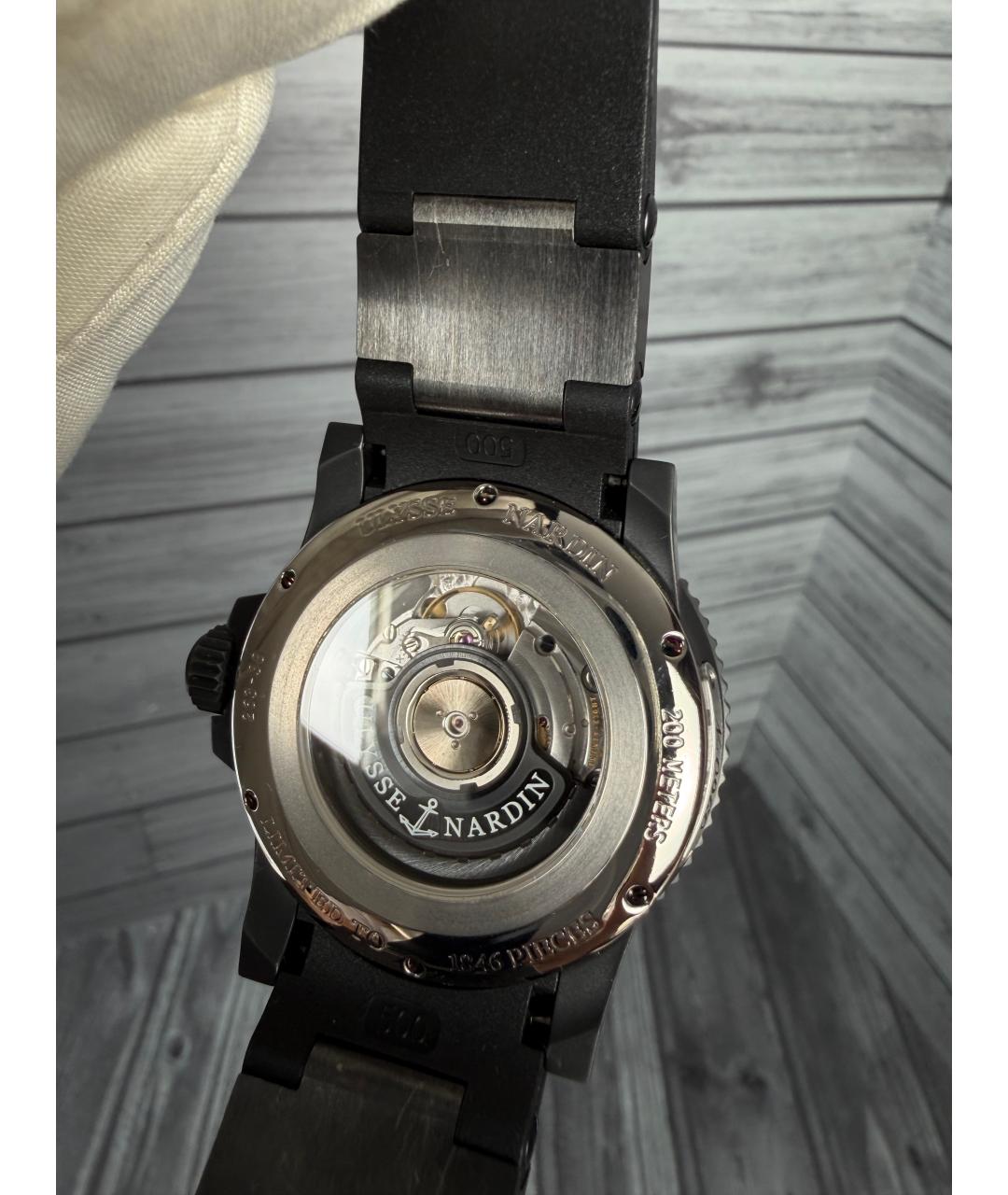 Ulysse Nardin Черные часы, фото 8