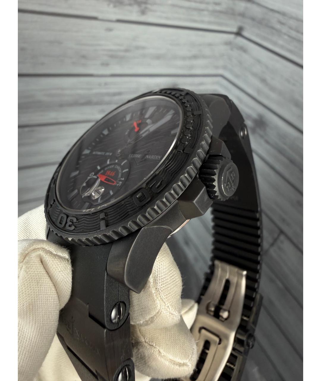 Ulysse Nardin Черные часы, фото 4