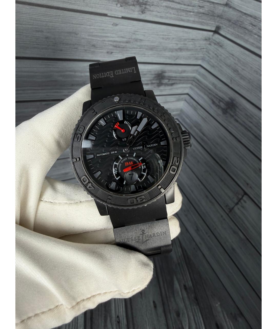 Ulysse Nardin Черные часы, фото 2