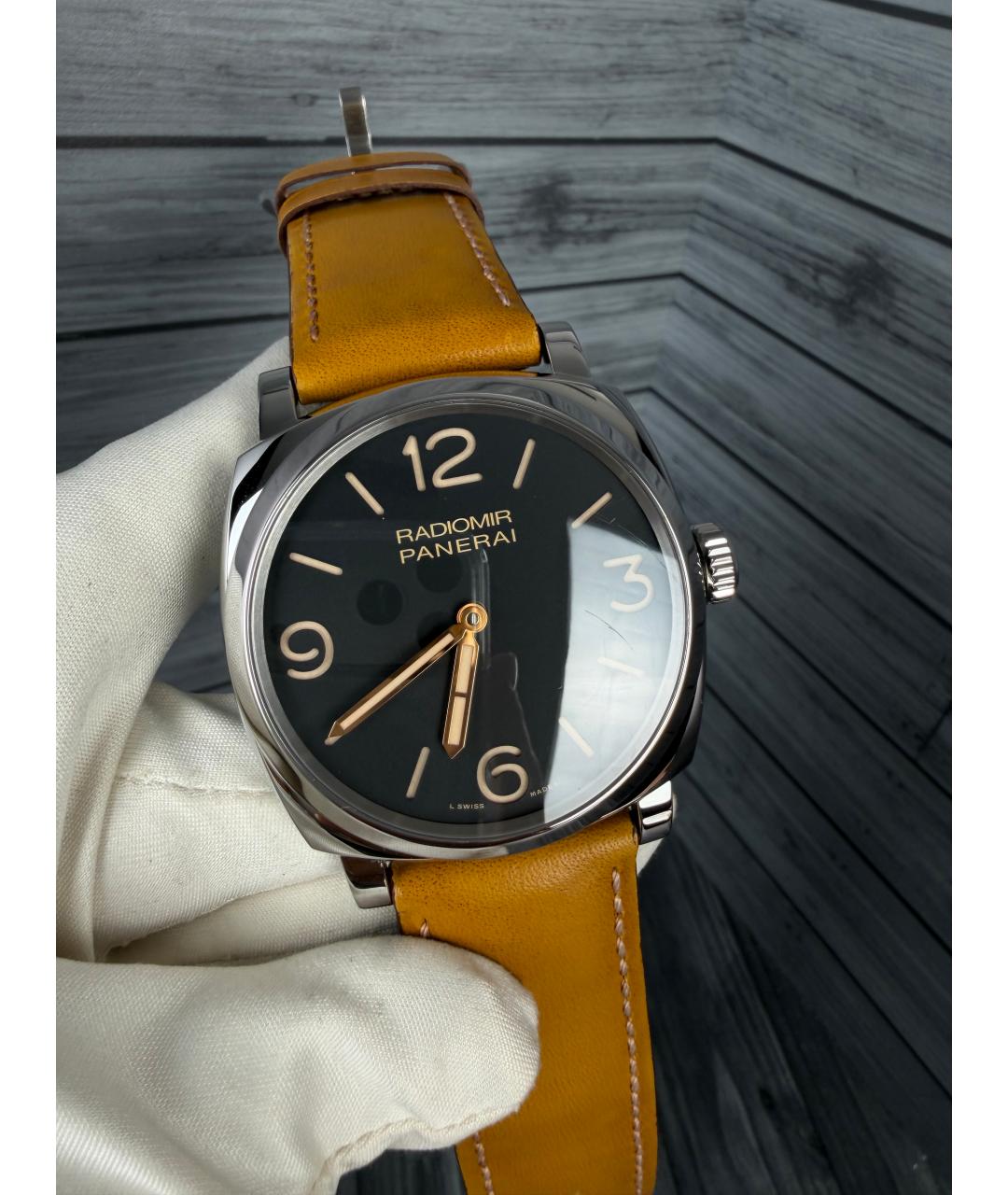 PANERAI Черные часы, фото 3