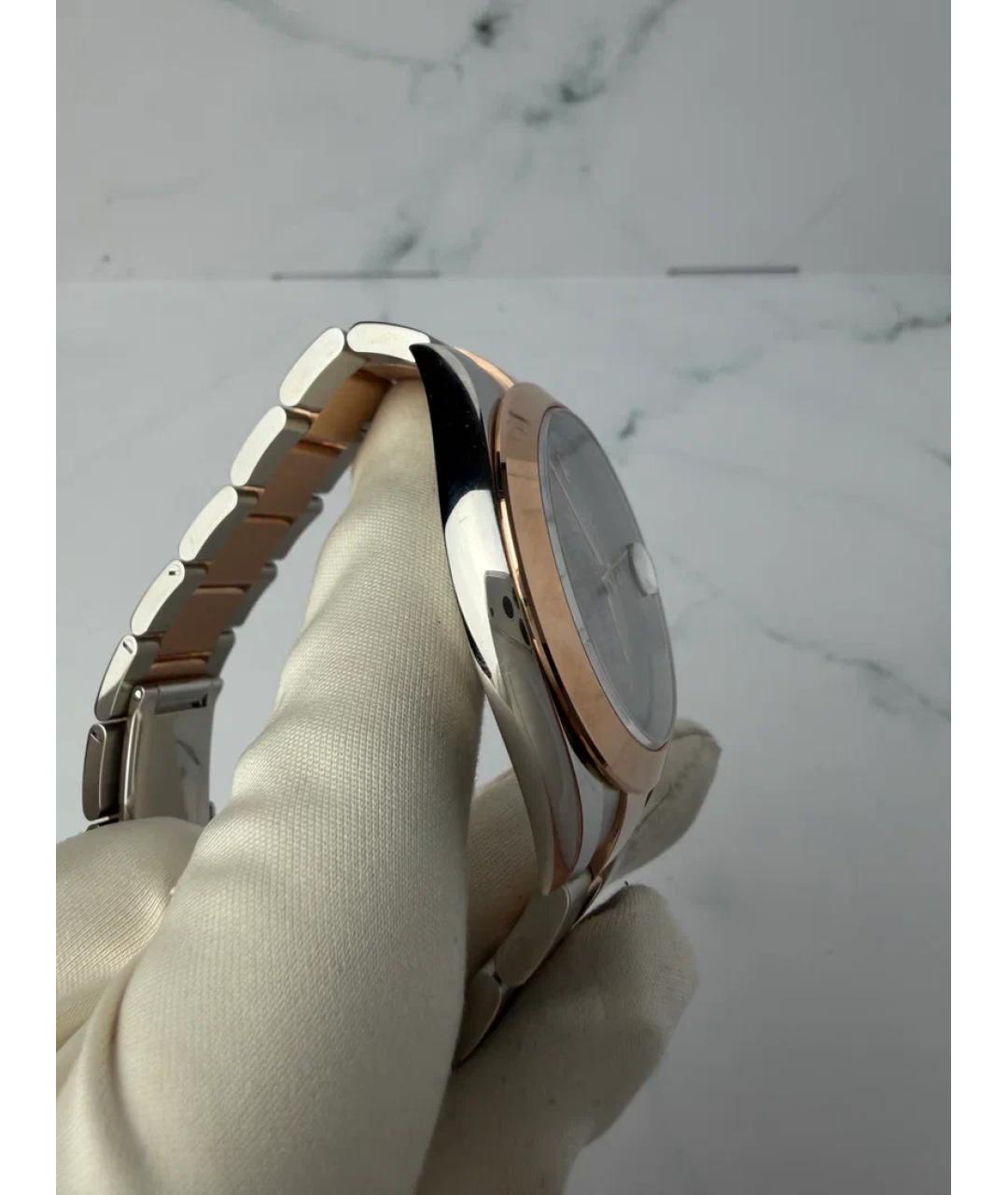 ROLEX Серые часы из розового золота, фото 4