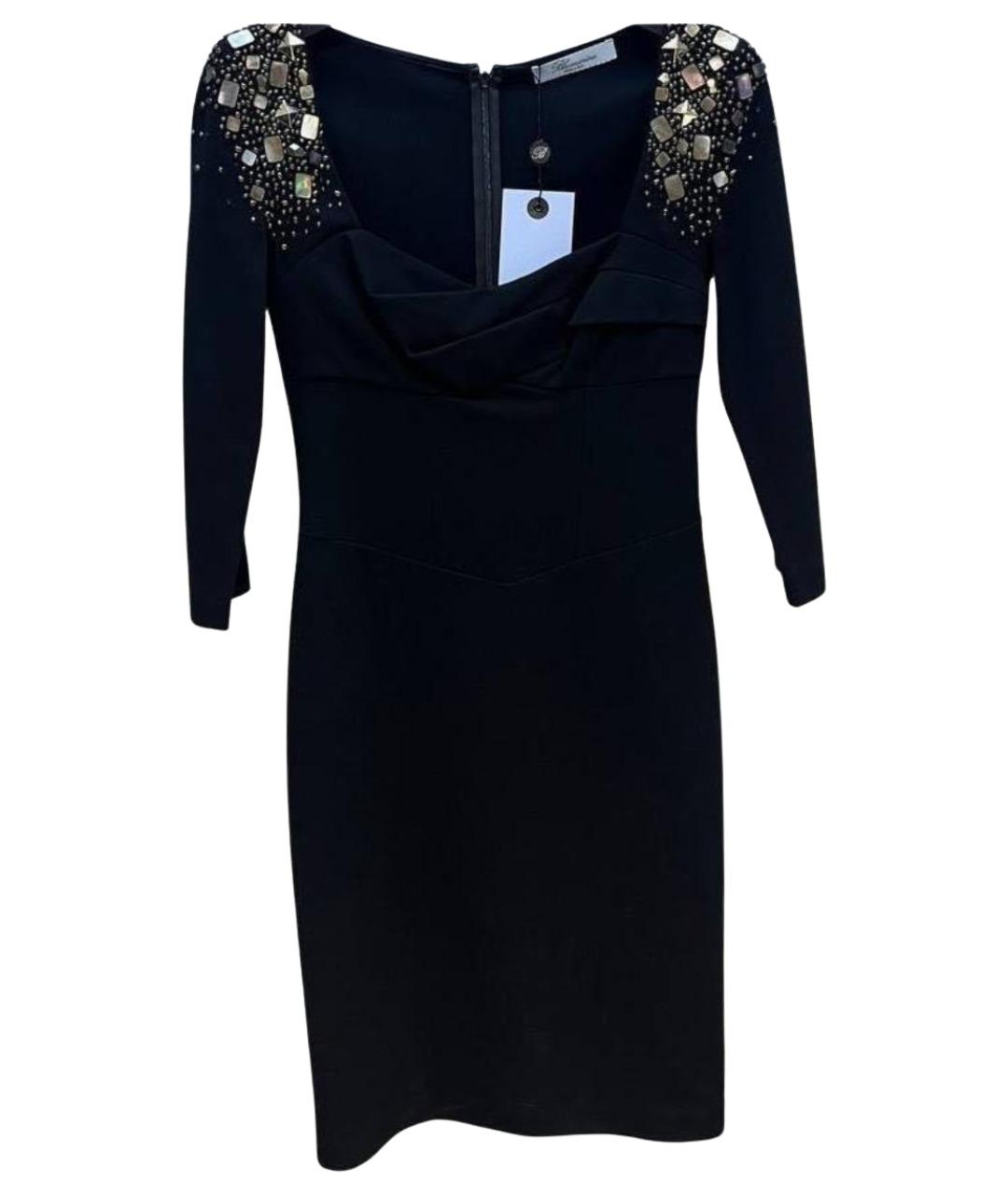 BLUMARINE Черное коктейльное платье, фото 1