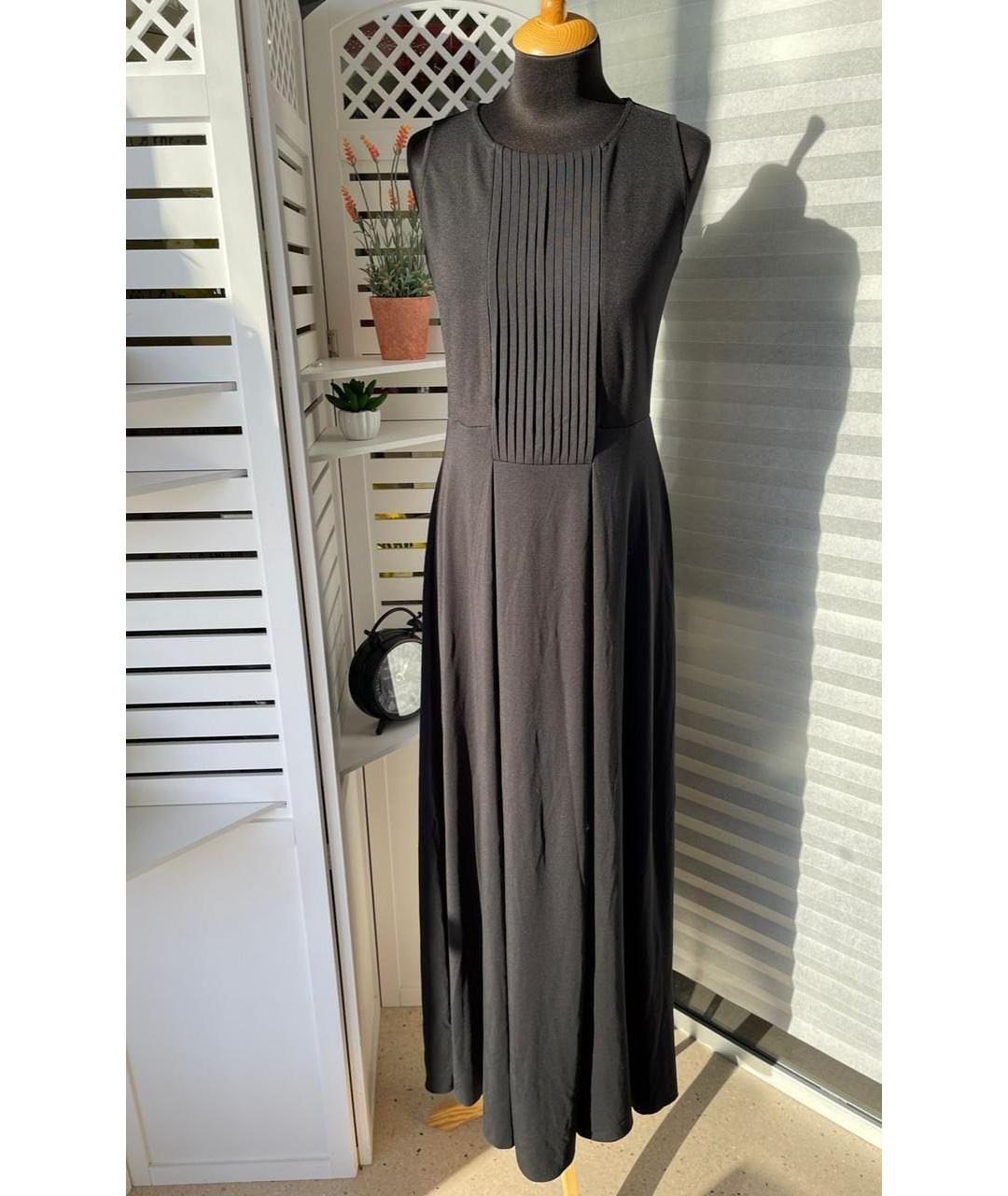 SPORTMAX Черное платье, фото 2