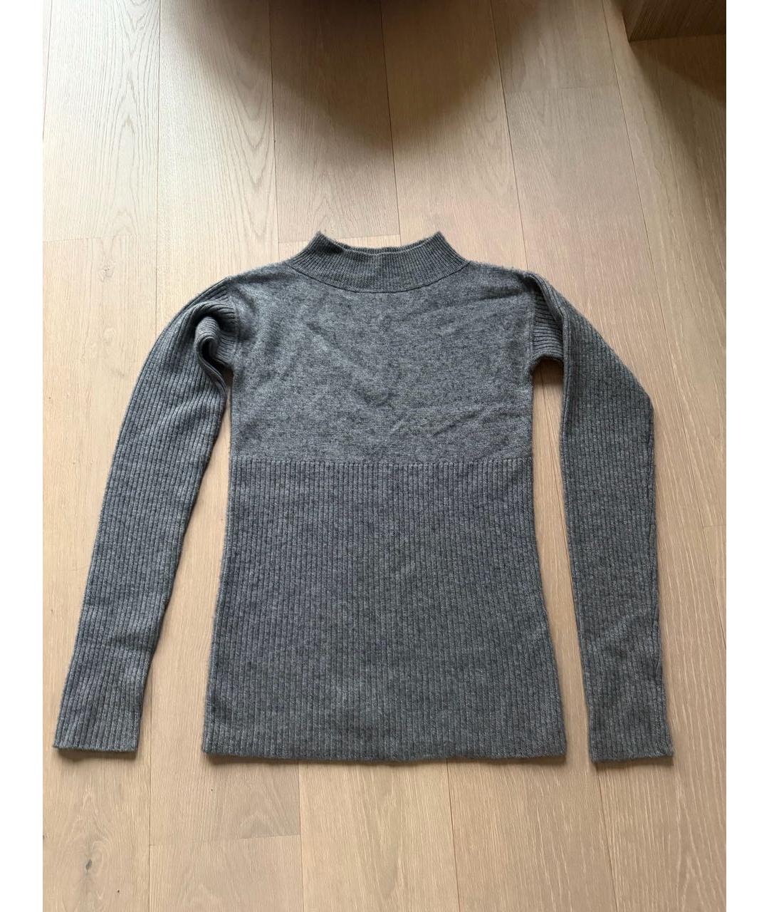 RICK OWENS Серый шерстяной джемпер / свитер, фото 4