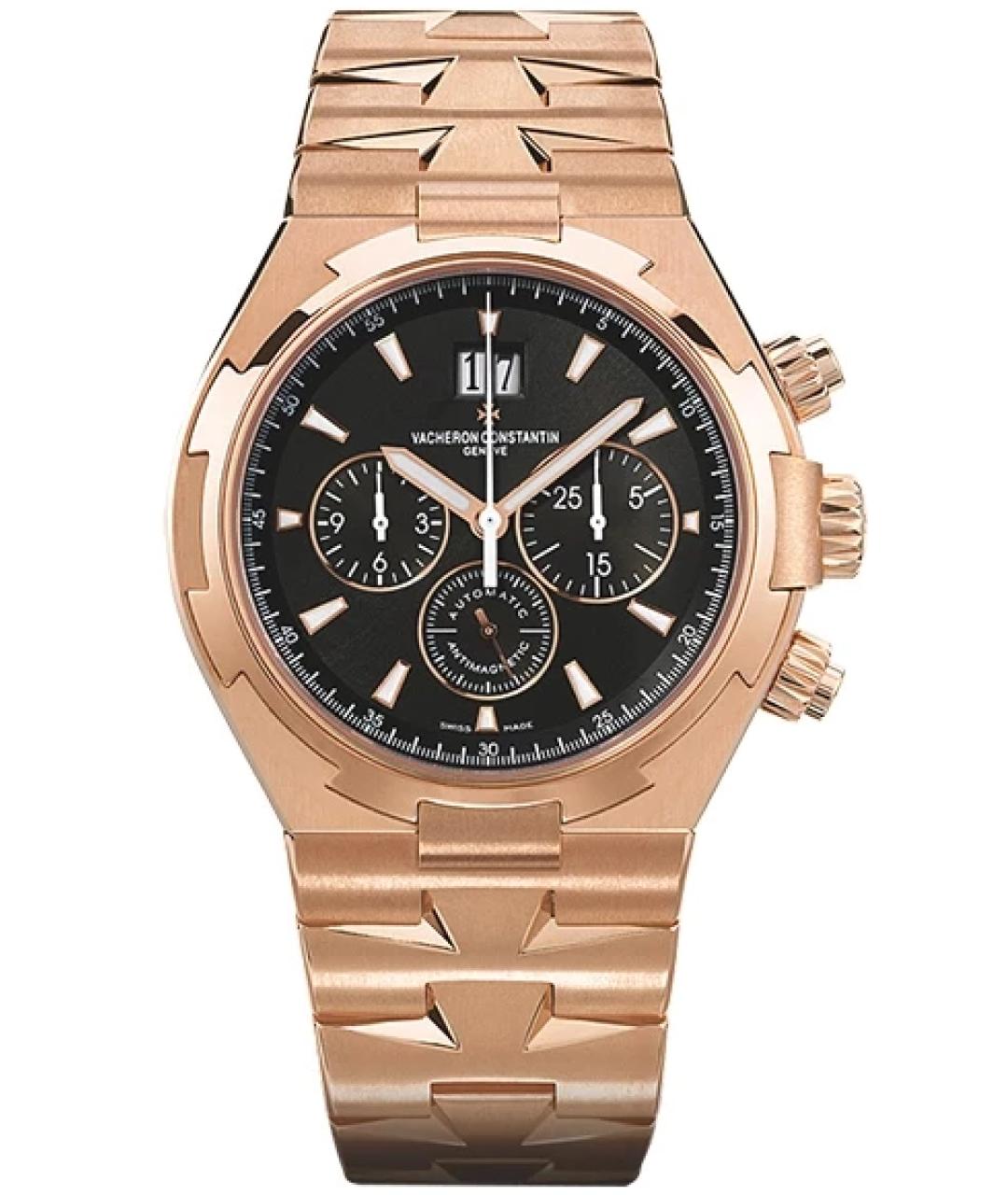 VACHERON CONSTANTIN Черные часы из розового золота, фото 1
