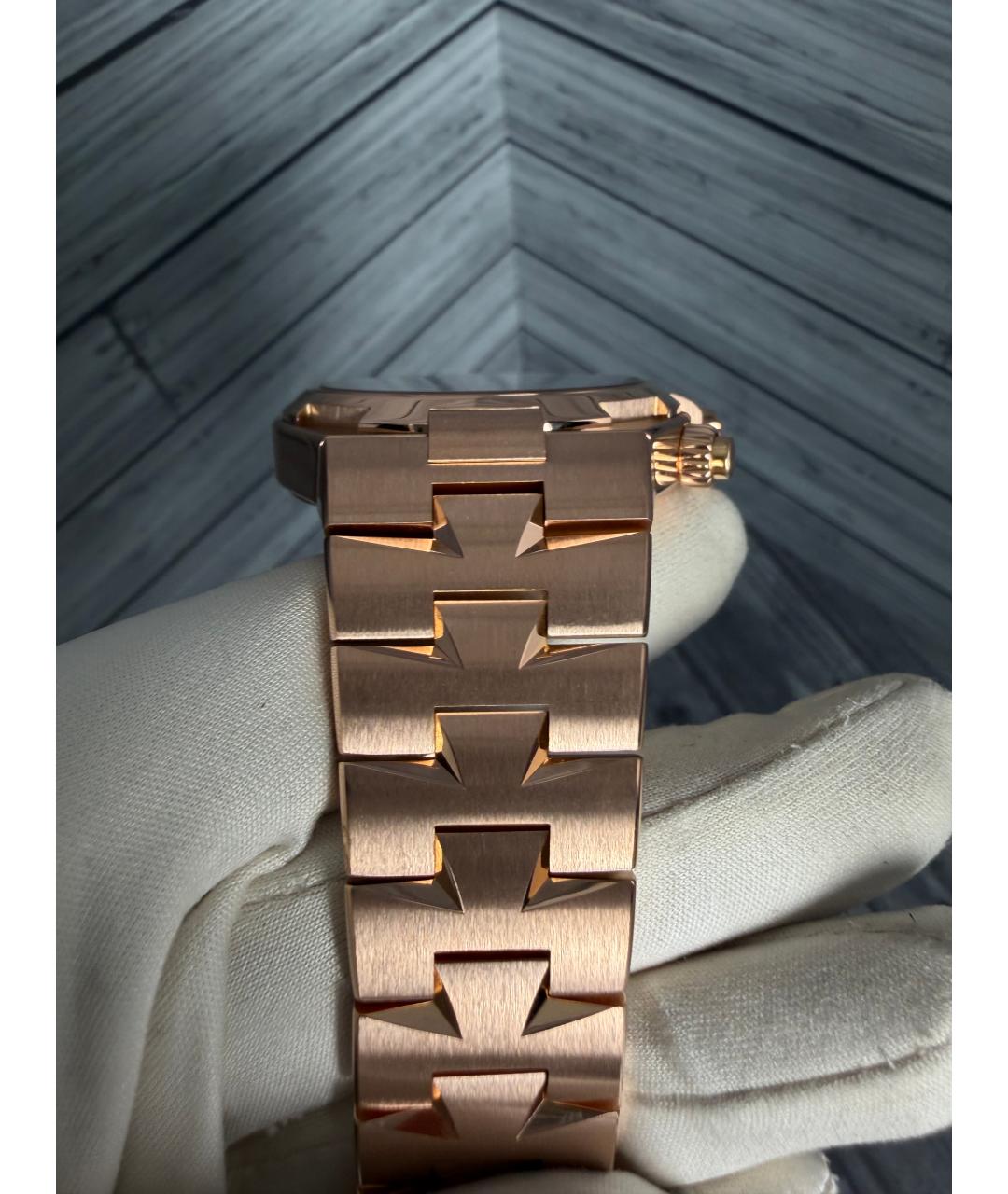 VACHERON CONSTANTIN Черные часы из розового золота, фото 5