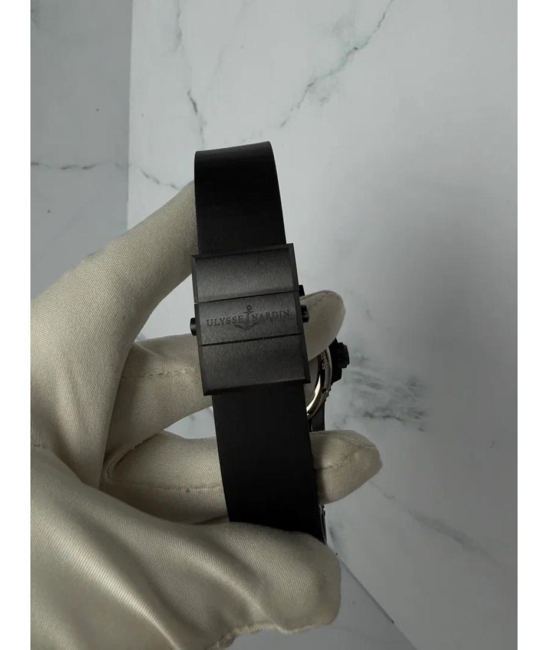 Ulysse Nardin Черные металлические часы, фото 5