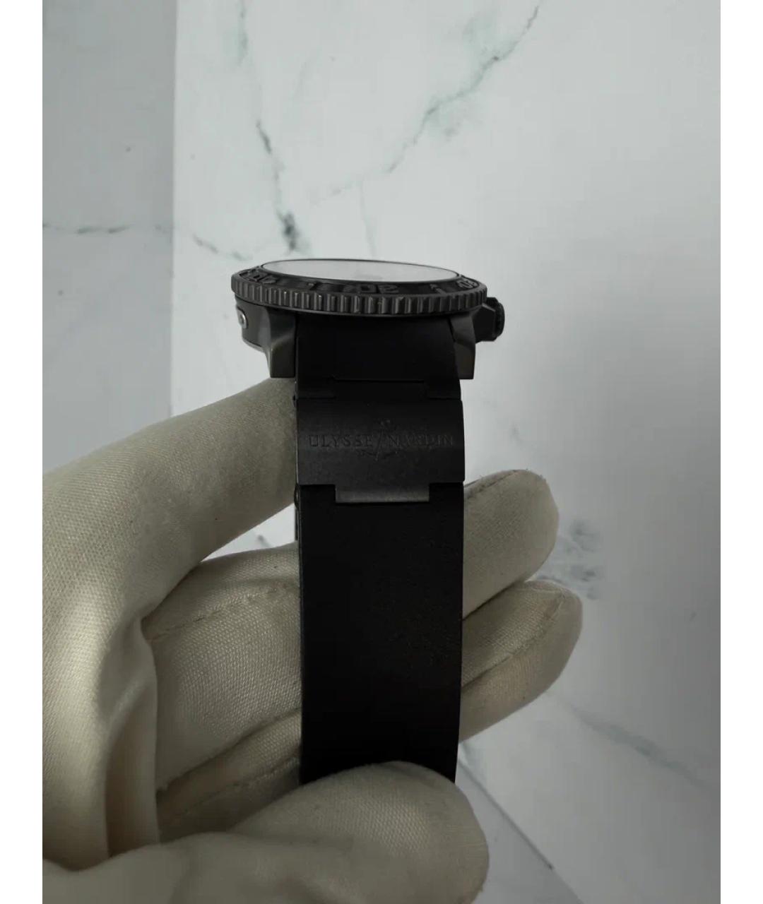 Ulysse Nardin Черные металлические часы, фото 4