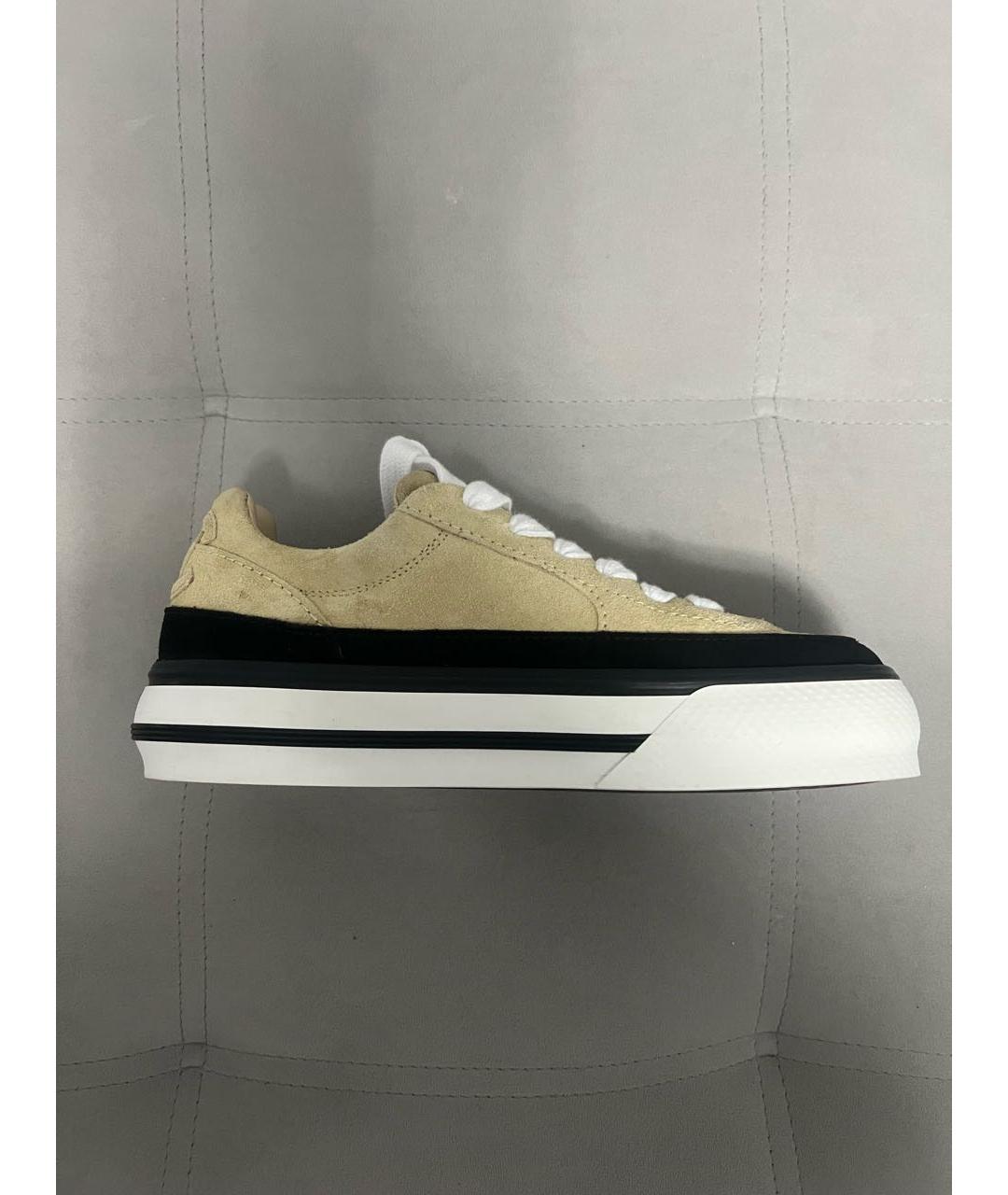 CHANEL Бежевые замшевые кеды, фото 8