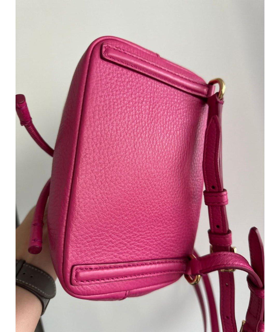DOLCE&GABBANA Фуксия кожаный рюкзак, фото 6