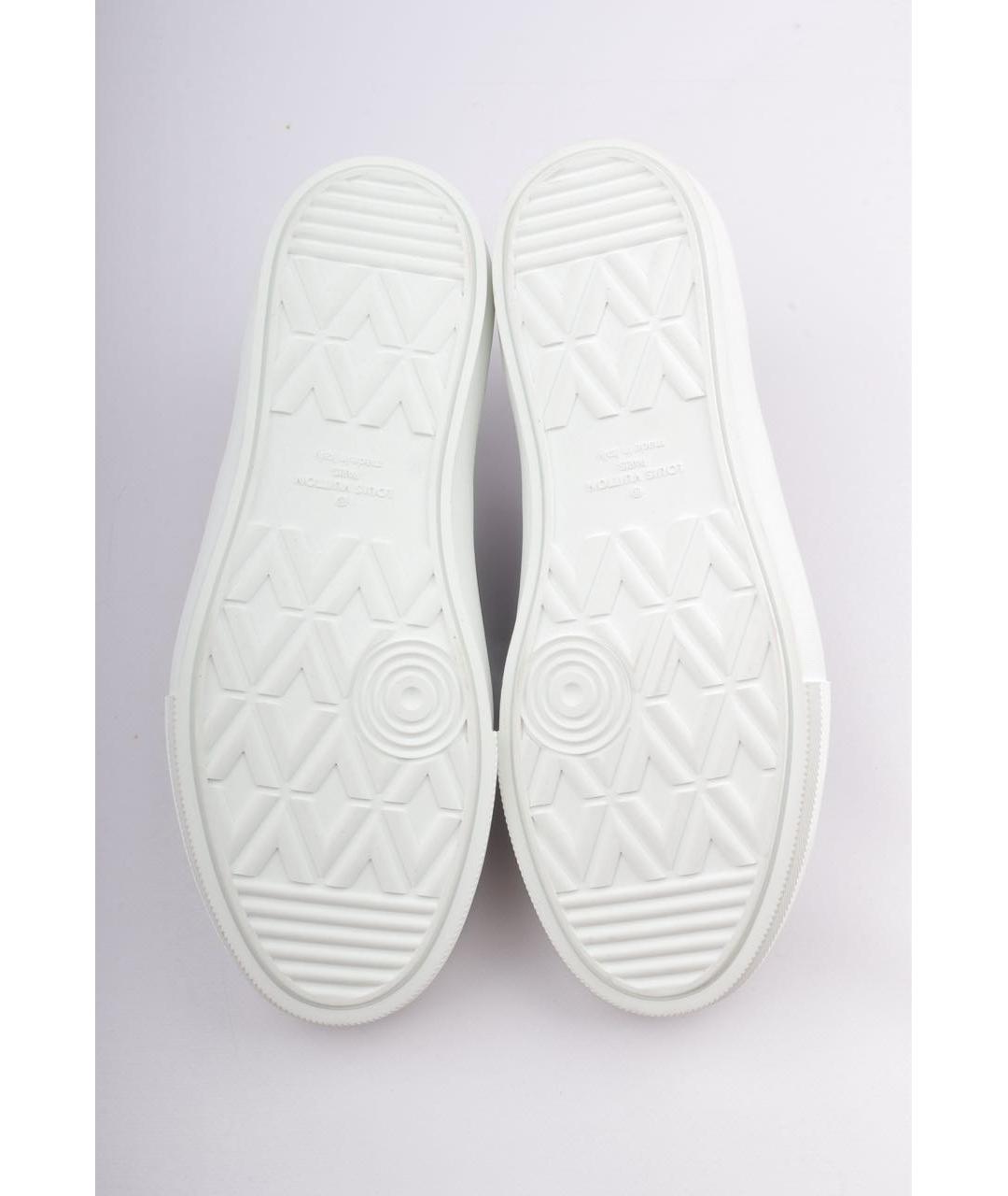 LOUIS VUITTON Коричневые текстильные низкие кроссовки / кеды, фото 3