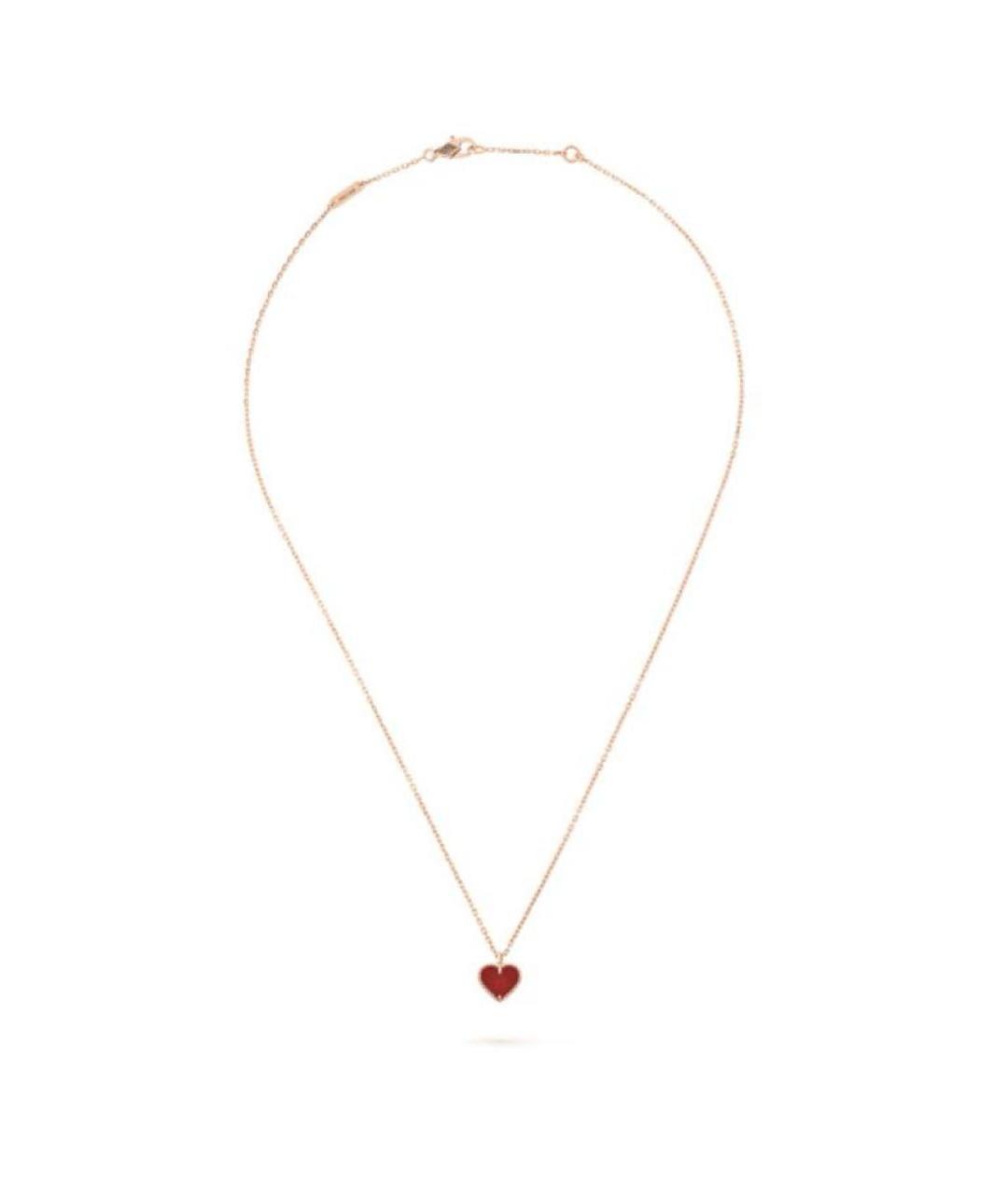 VAN CLEEF & ARPELS Красное колье из розового золота, фото 2