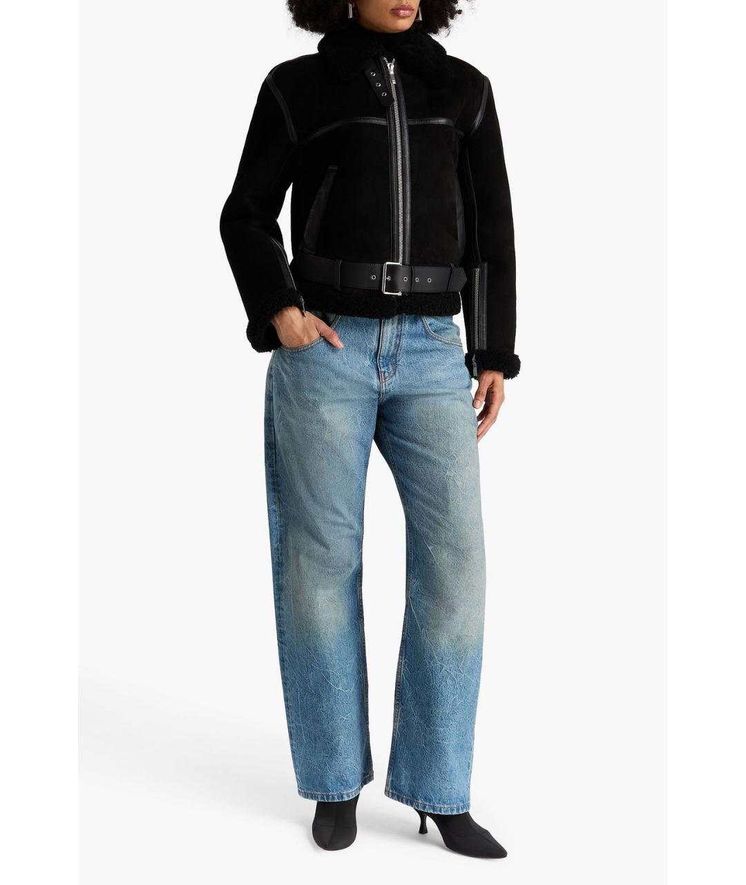 TOTEME Черная замшевая дубленка, фото 6