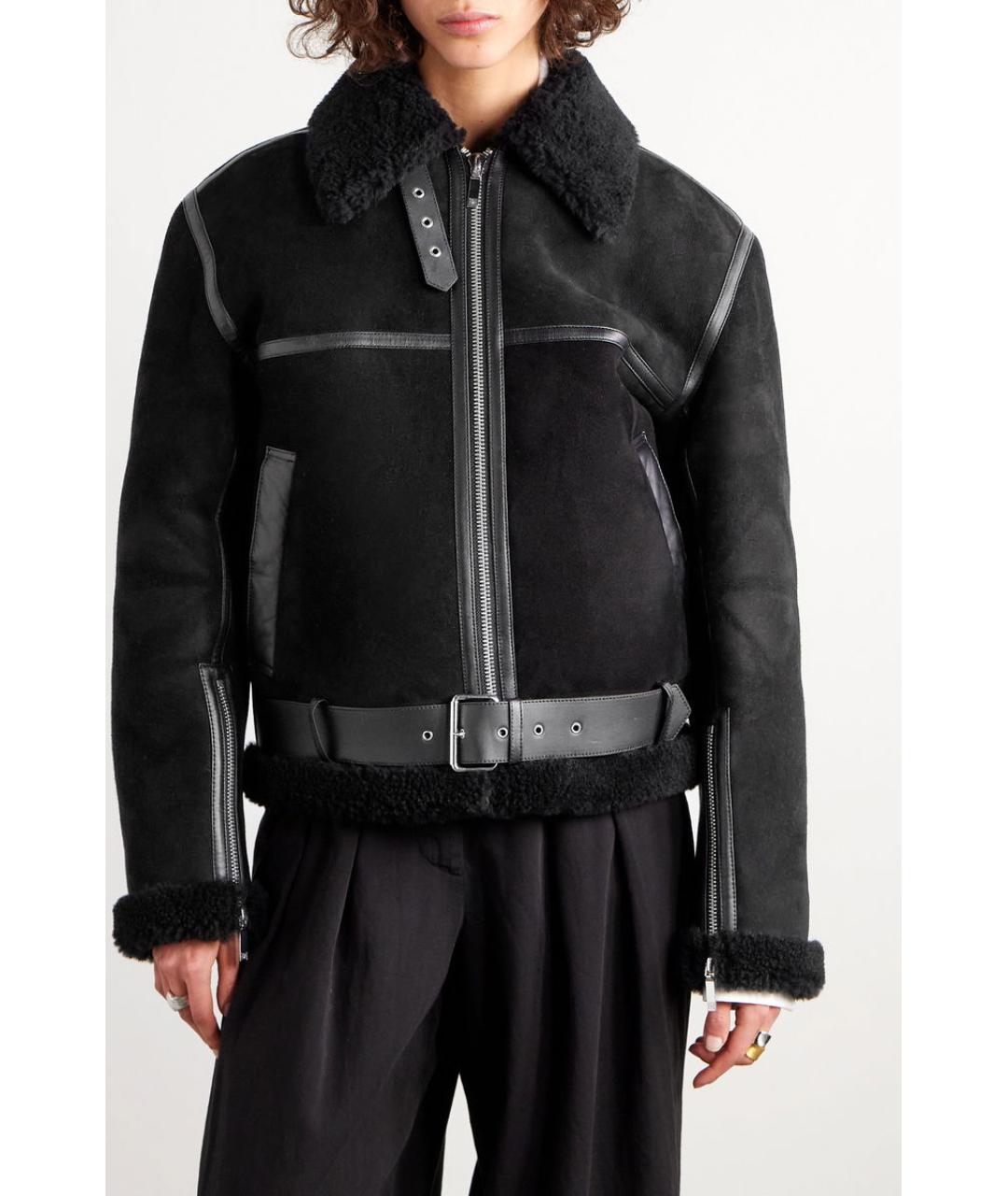 TOTEME Черная замшевая дубленка, фото 8