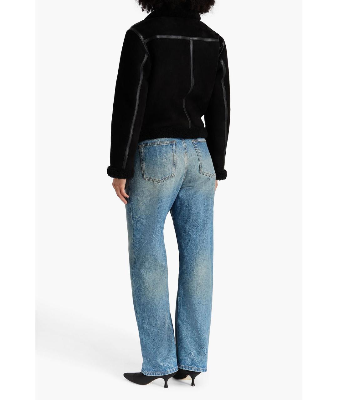 TOTEME Черная замшевая дубленка, фото 7