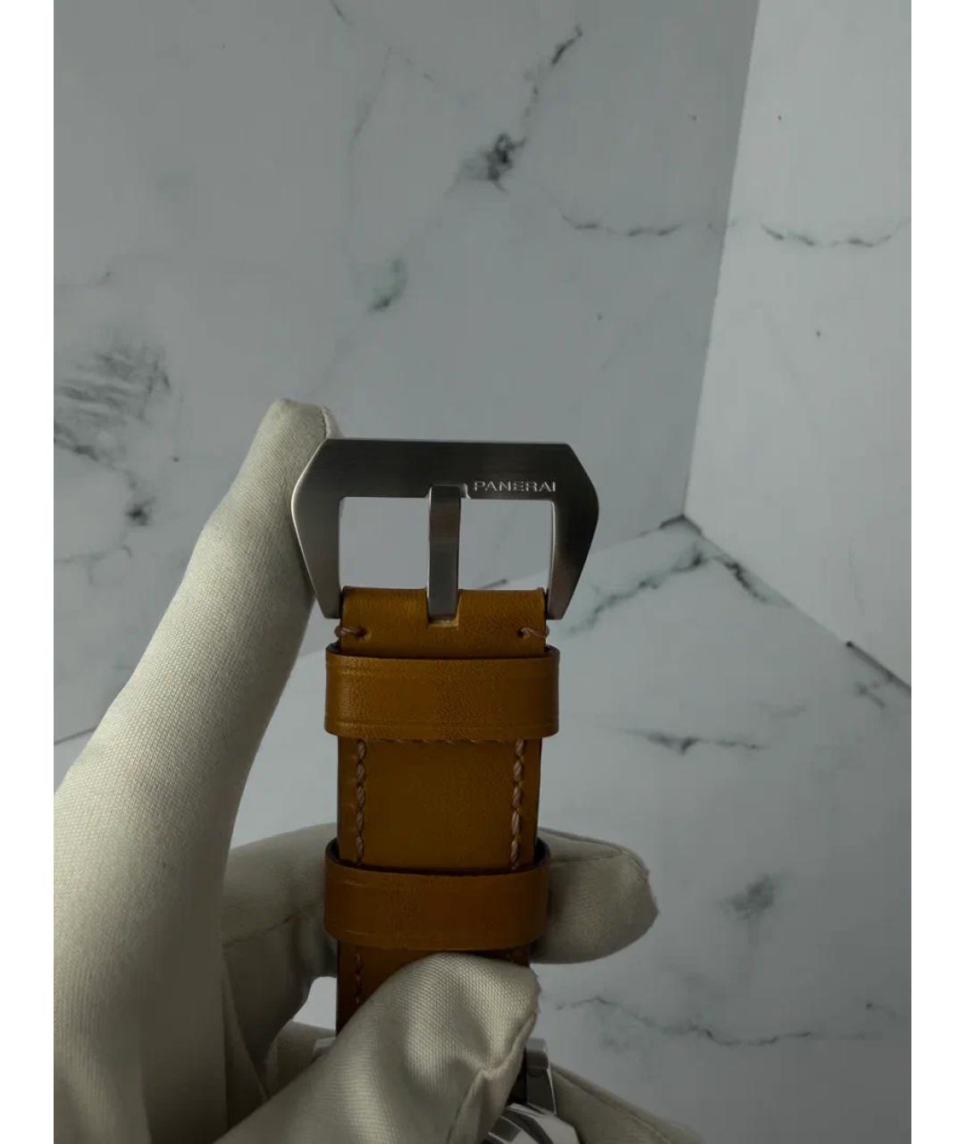 PANERAI Черные металлические часы, фото 5