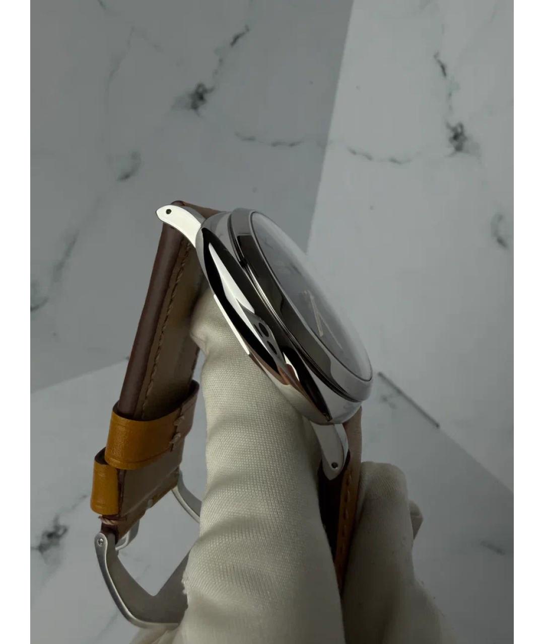 PANERAI Черные металлические часы, фото 4