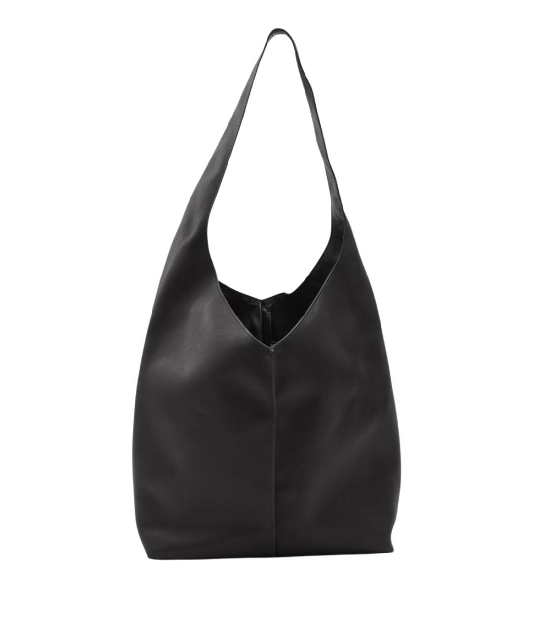 THE ROW Черная кожаная сумка тоут, фото 1