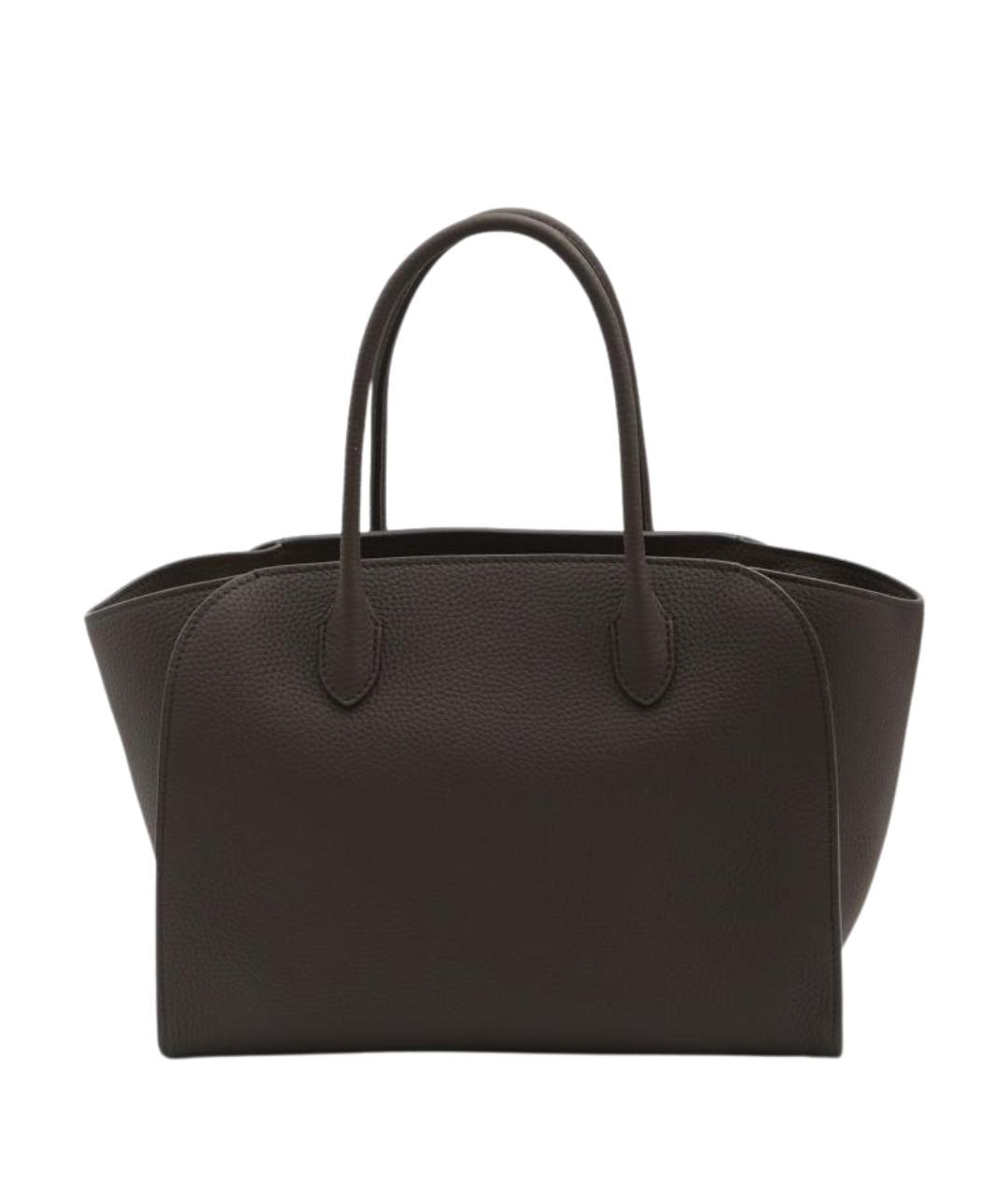 THE ROW Коричневая кожаная сумка тоут, фото 1