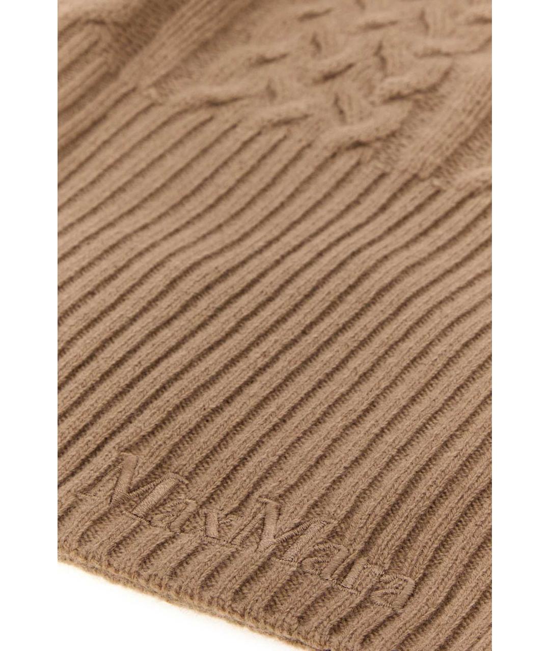 MAX MARA Бежевая кашемировая шапка, фото 2